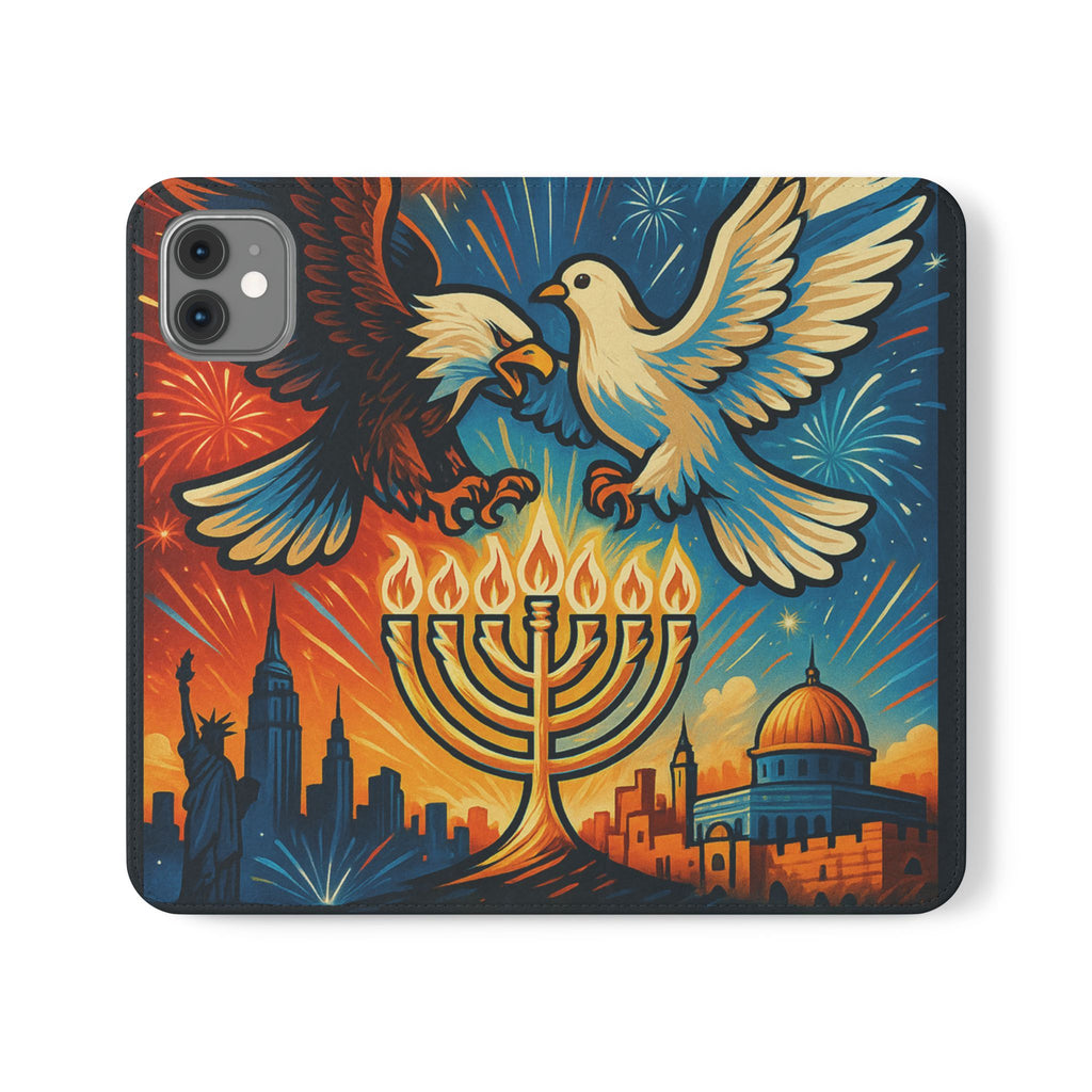 Red White and Blue Flip Cases - American Zionist
