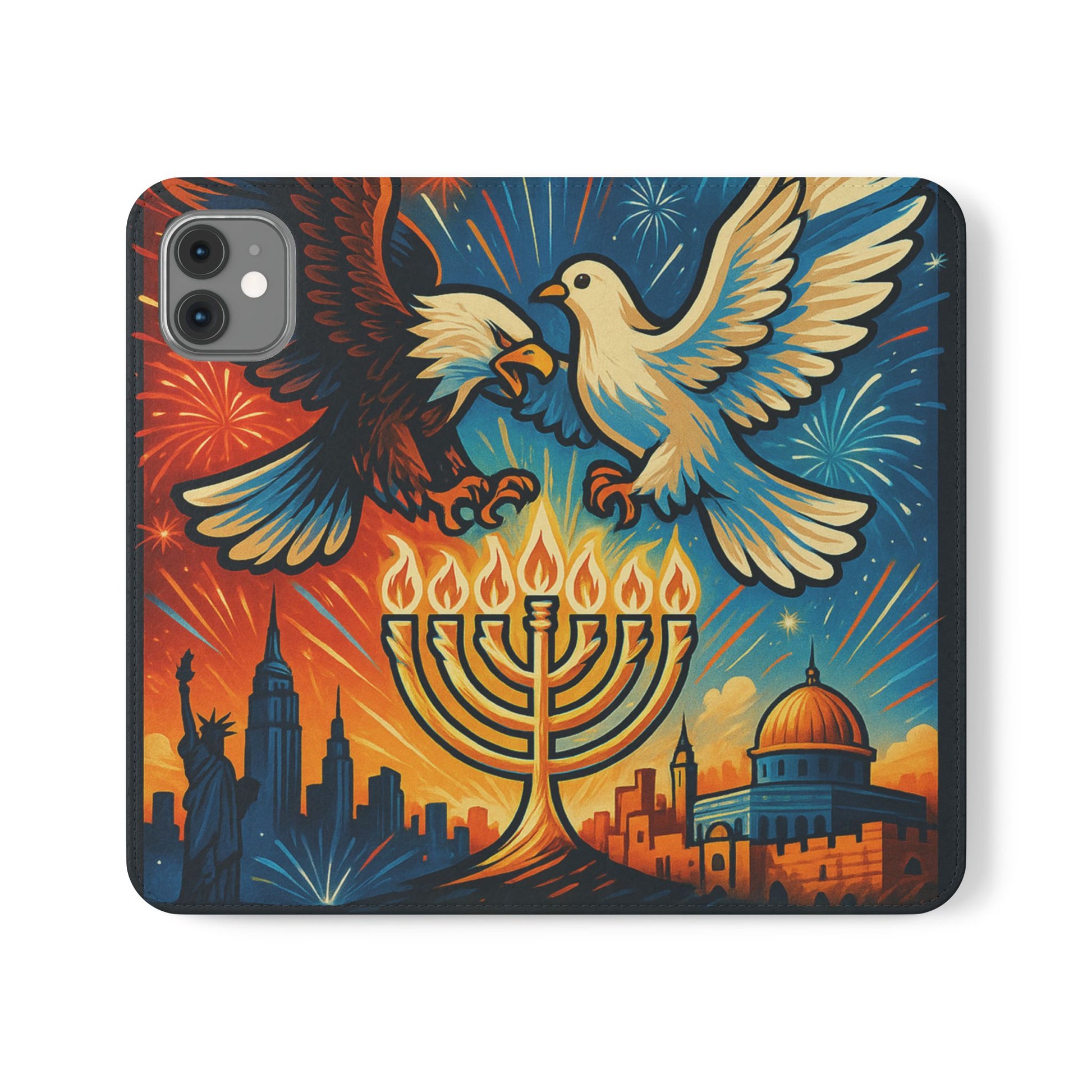 Red White and Blue Flip Cases - American Zionist