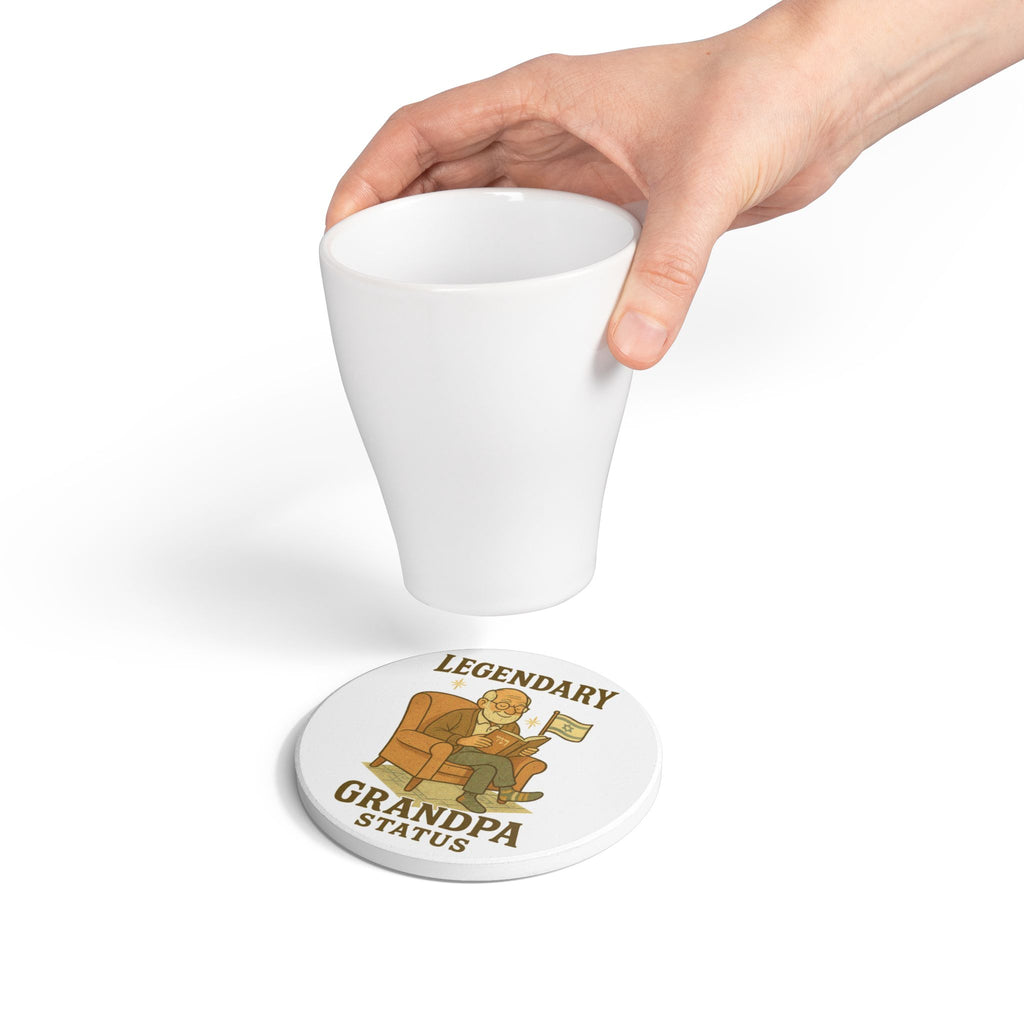 Legendary Grandpa Ceramic Coaster - American Zionist
