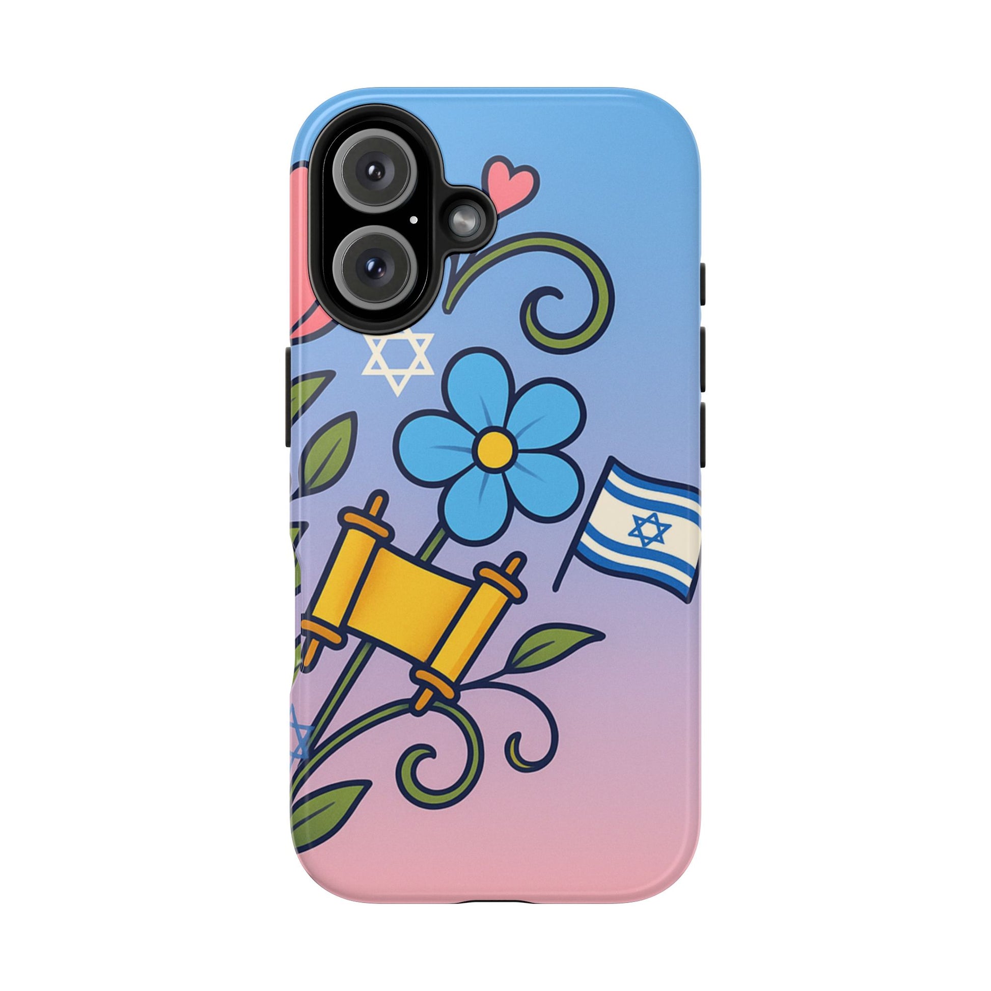 Flourish with Freedom Tough Phone Cases - American Zionist