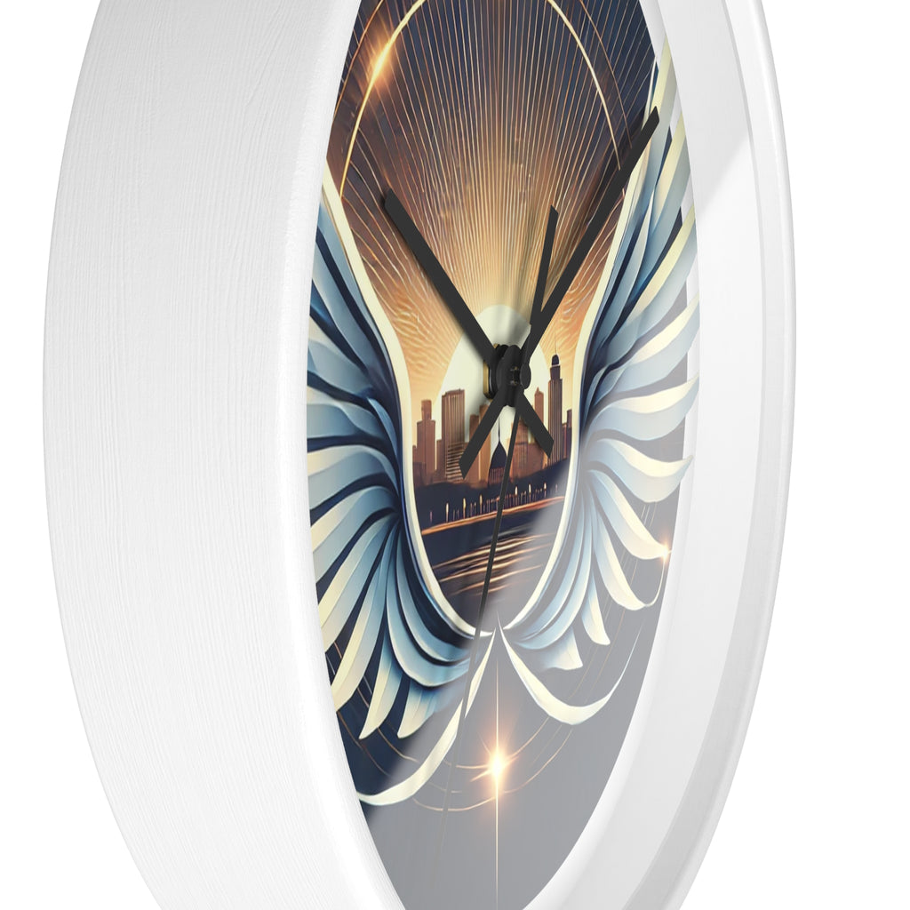 Wings of Zion Wall Clock - American Zionist
