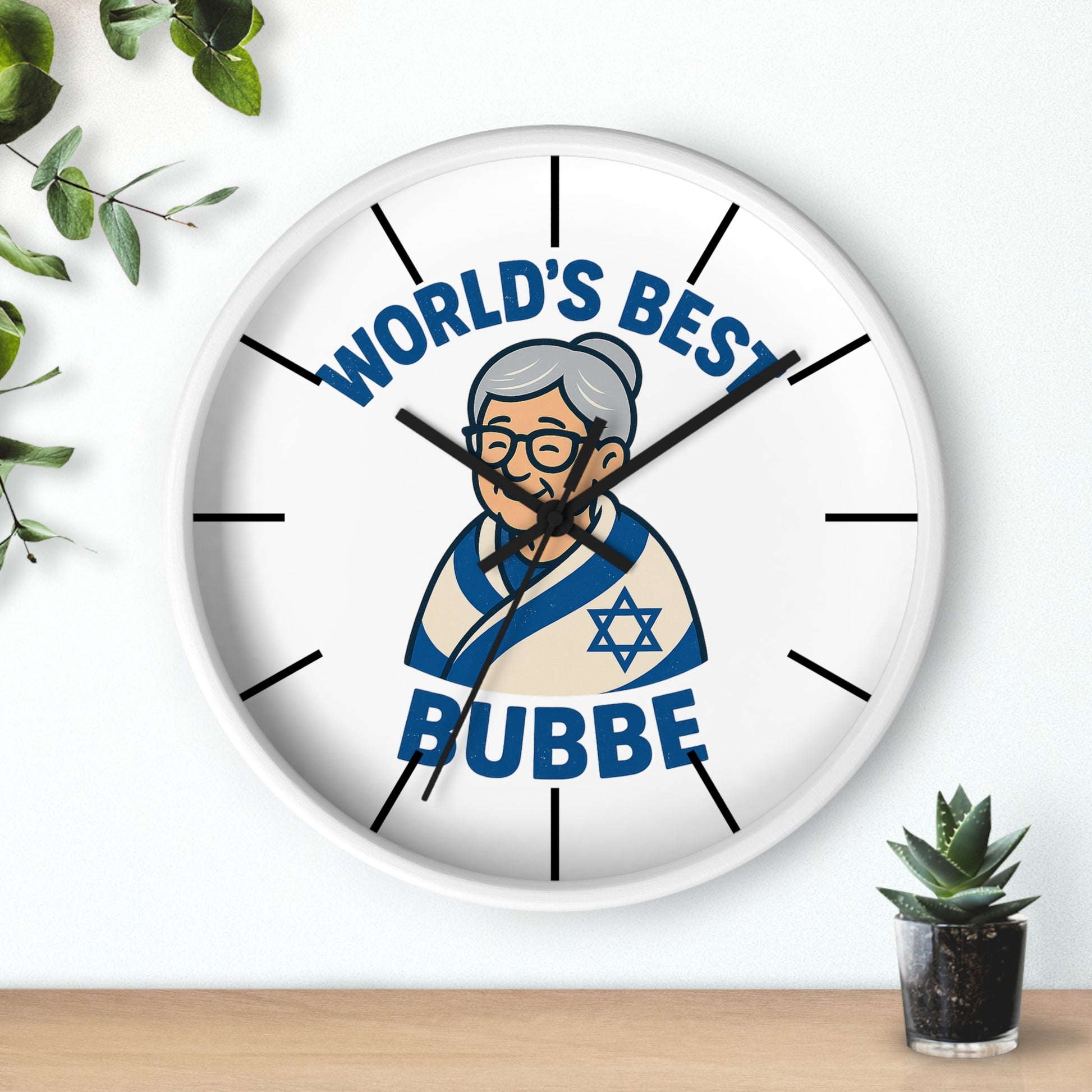 Best Bubbe Wall Clock - American Zionist