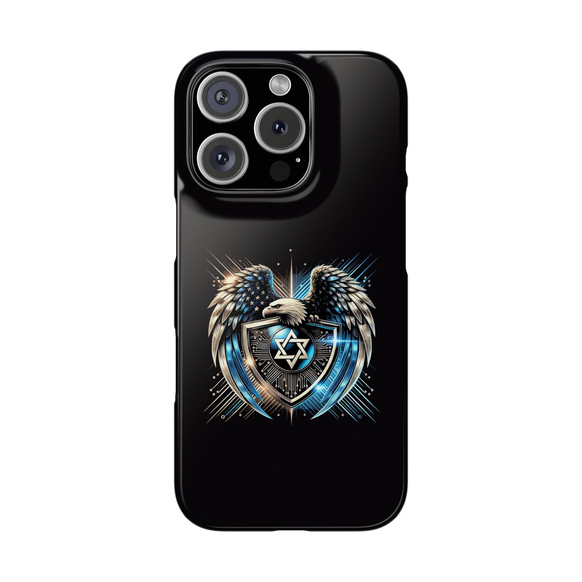 Wings of Zion Slim Phone Cases - American Zionist