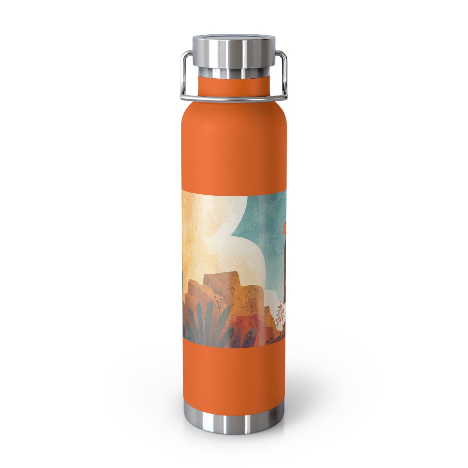 Jerusalem Adventurer Copper Vacuum Insulated Bottle, 22oz - American Zionist