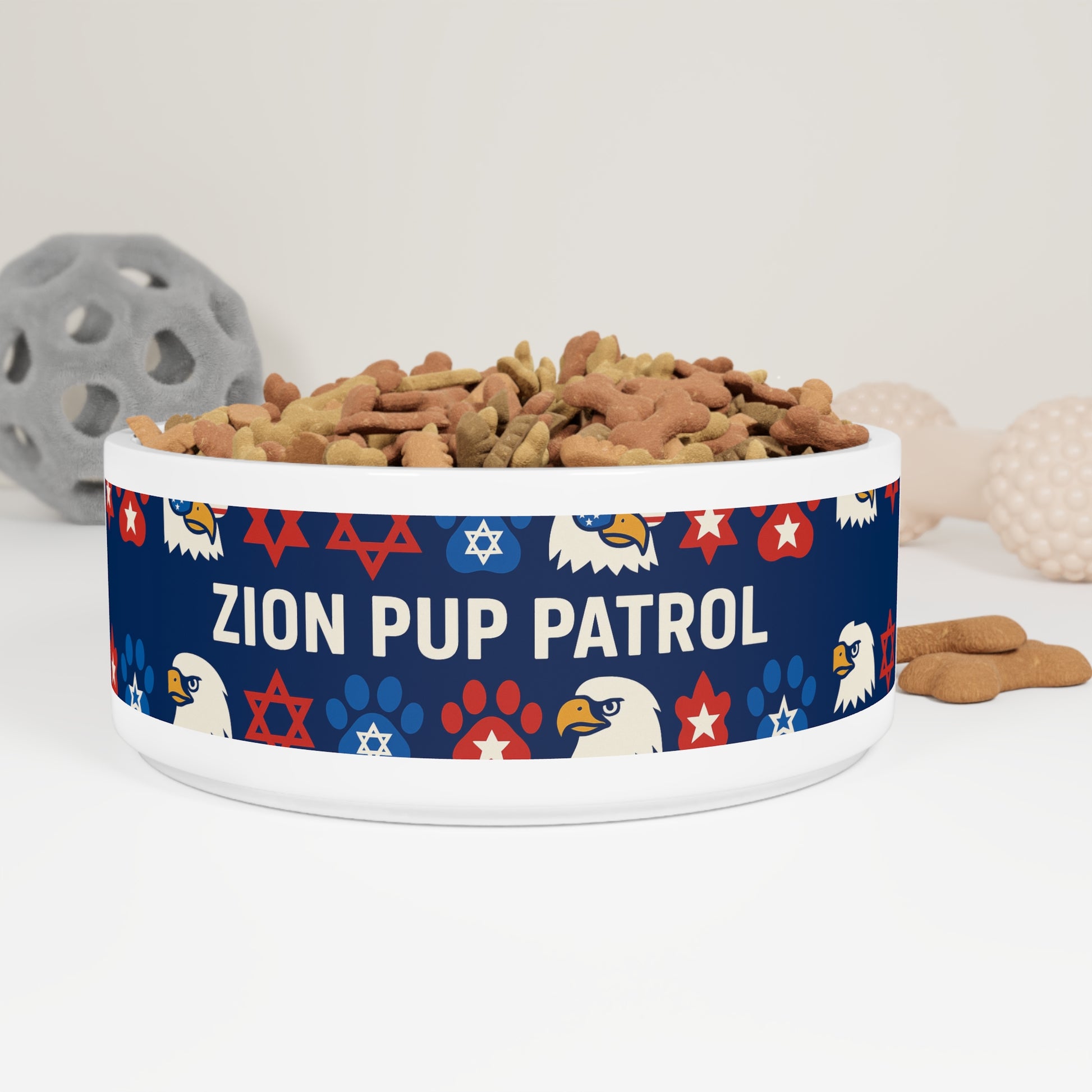 Zion Pup Patrol Pet Bowl 16oz - American Zionist