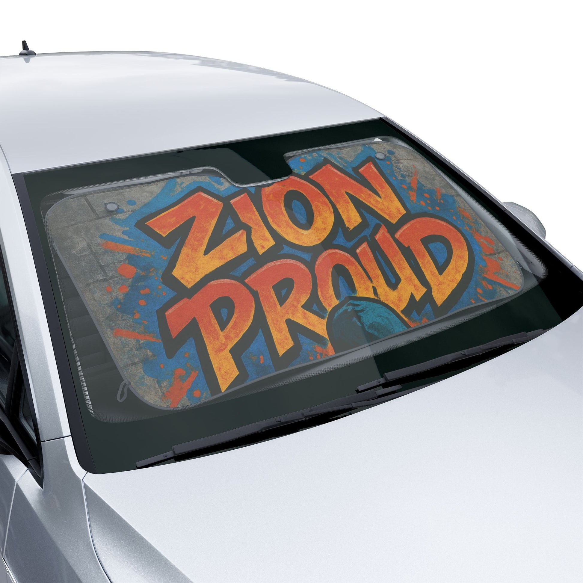Zion Proud Car Sun Shades - American Zionist