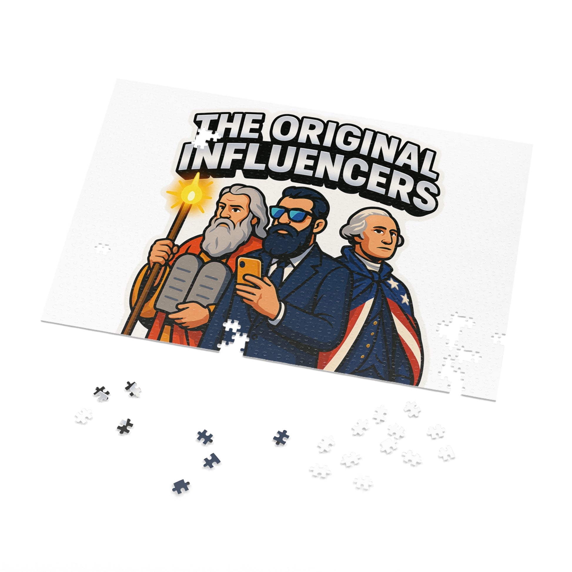 Original Influencers Jigsaw Puzzle with Tin - American Zionist