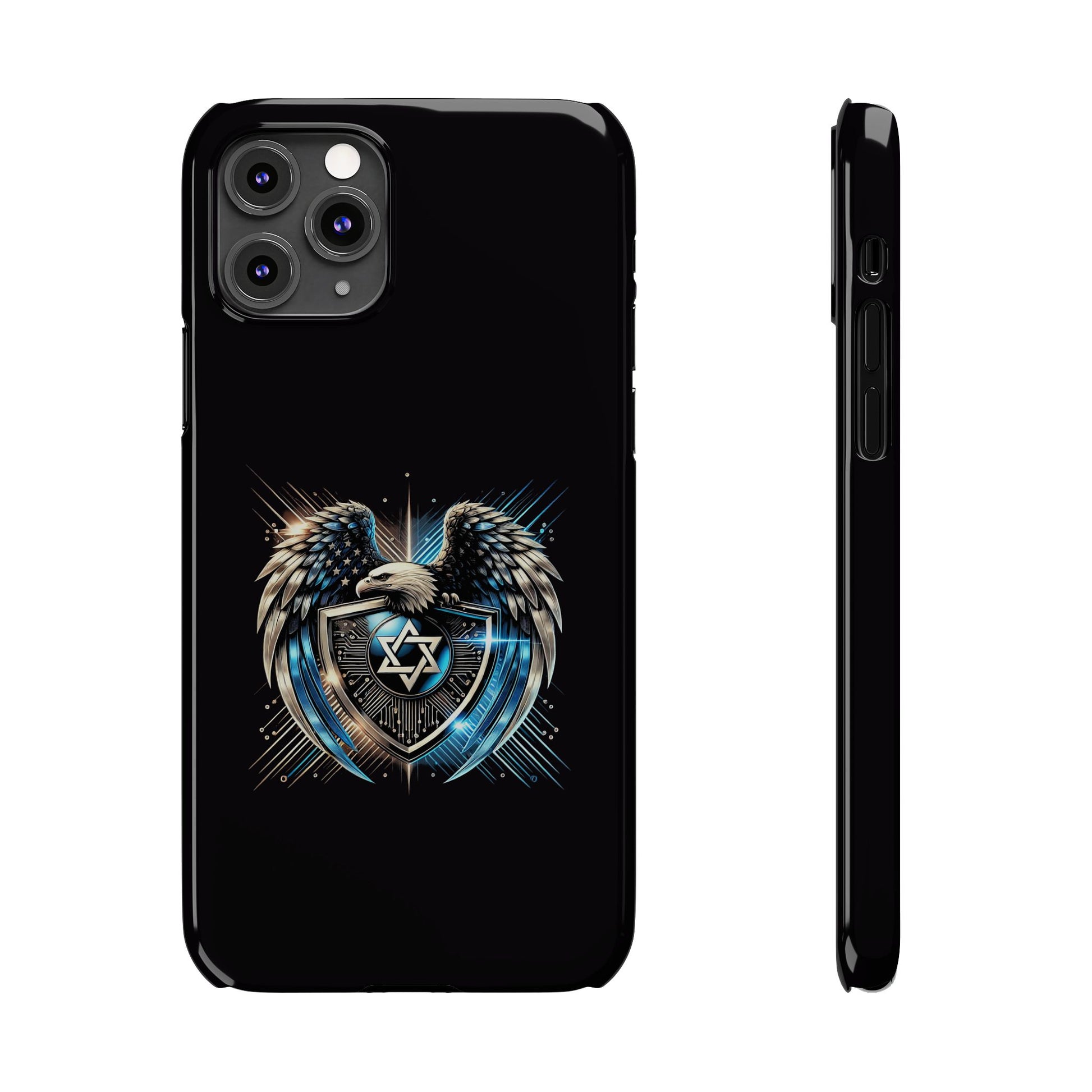 Wings of Zion Slim Phone Cases - American Zionist