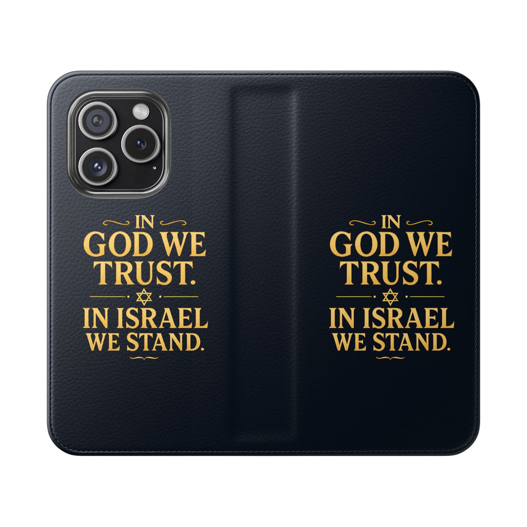 In God With Israel Flip Cases - American Zionist