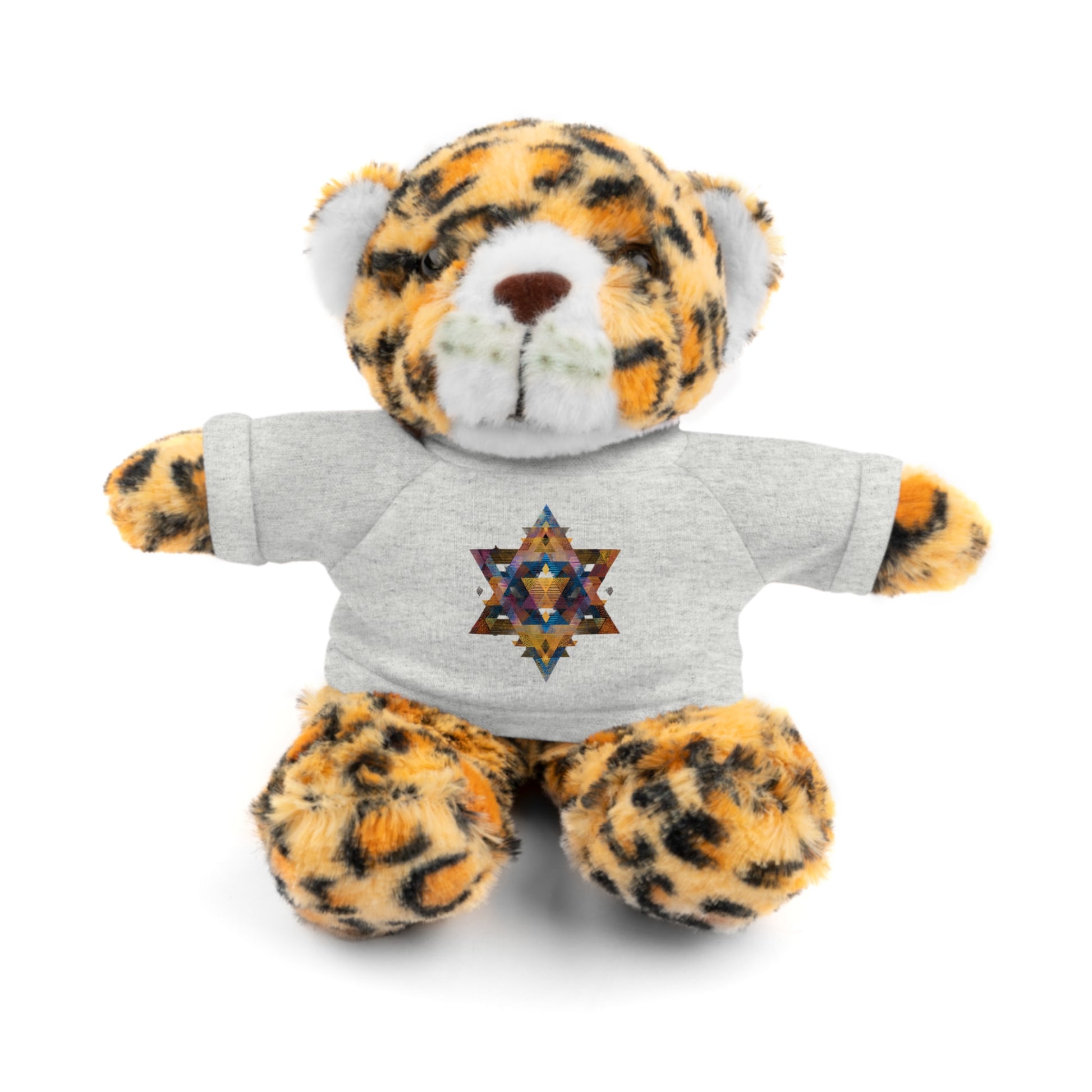 Star Of David Geometric Stuffed Animals with Tee - American Zionist