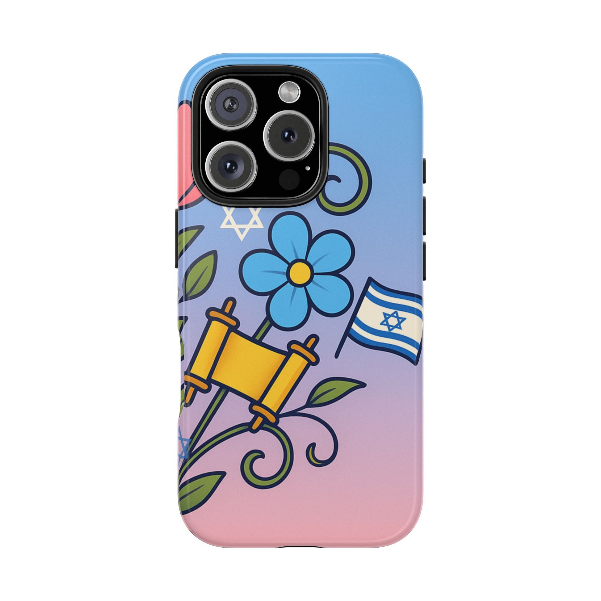 Flourish with Freedom Tough Phone Cases - American Zionist
