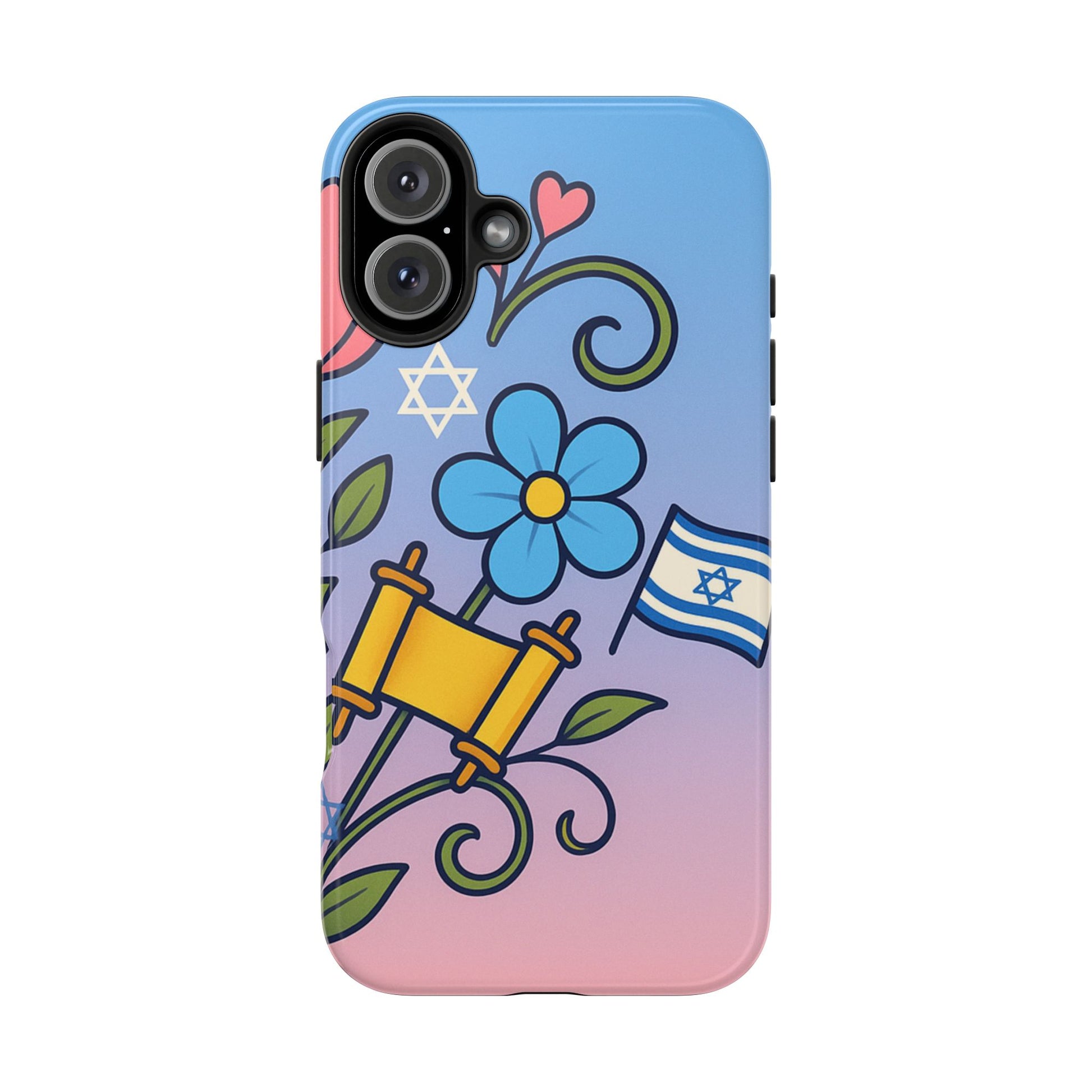 Flourish with Freedom Tough Phone Cases - American Zionist