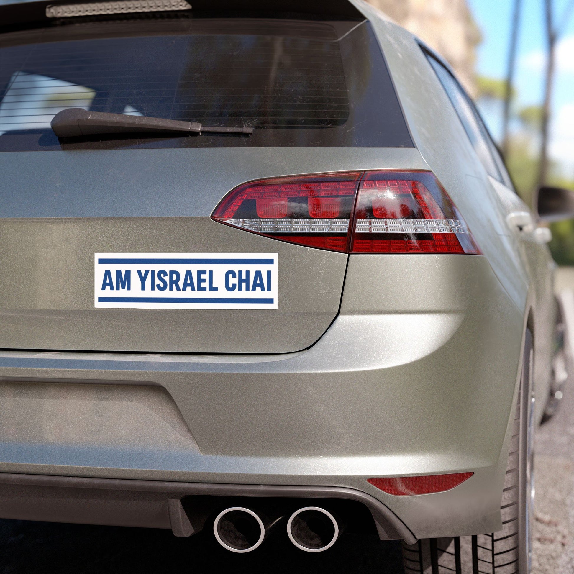 Chai Bar Wordmark Car Magnets - American Zionist