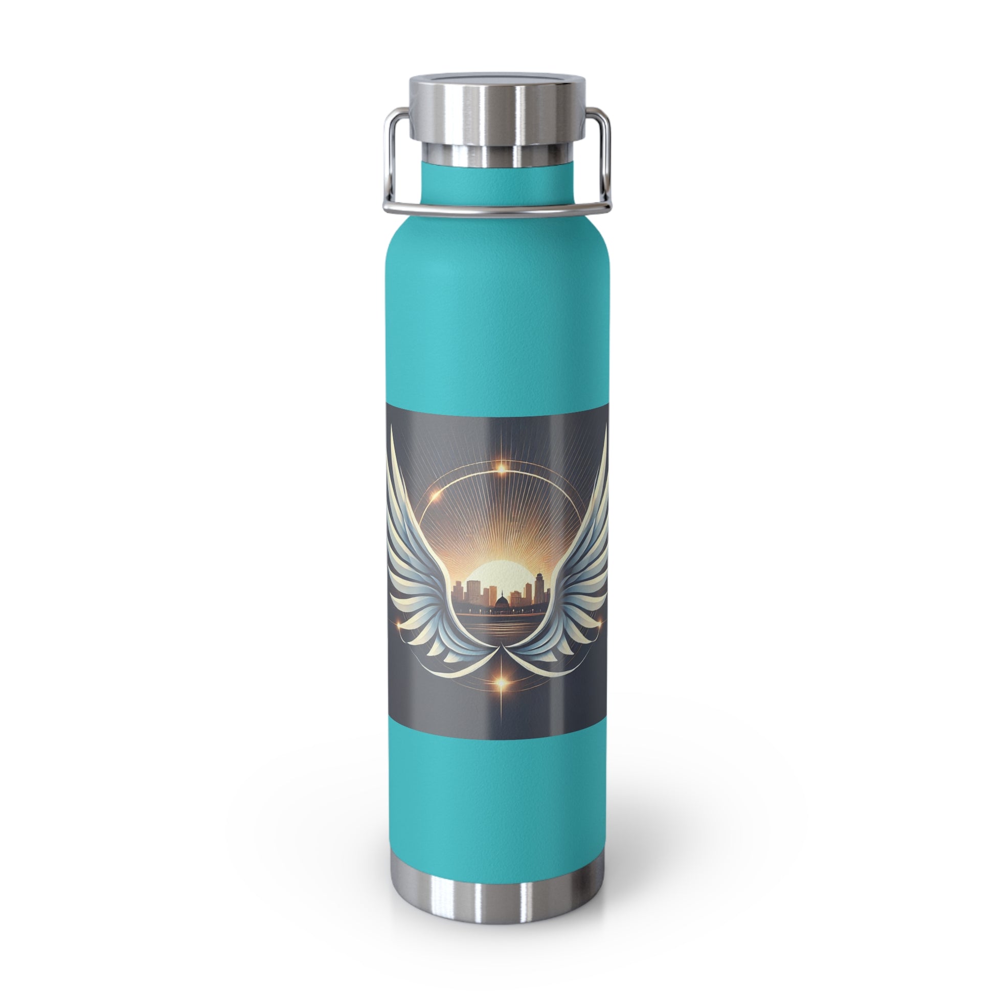 Sunset Wings Copper Vacuum Insulated Bottle, 22oz - American Zionist