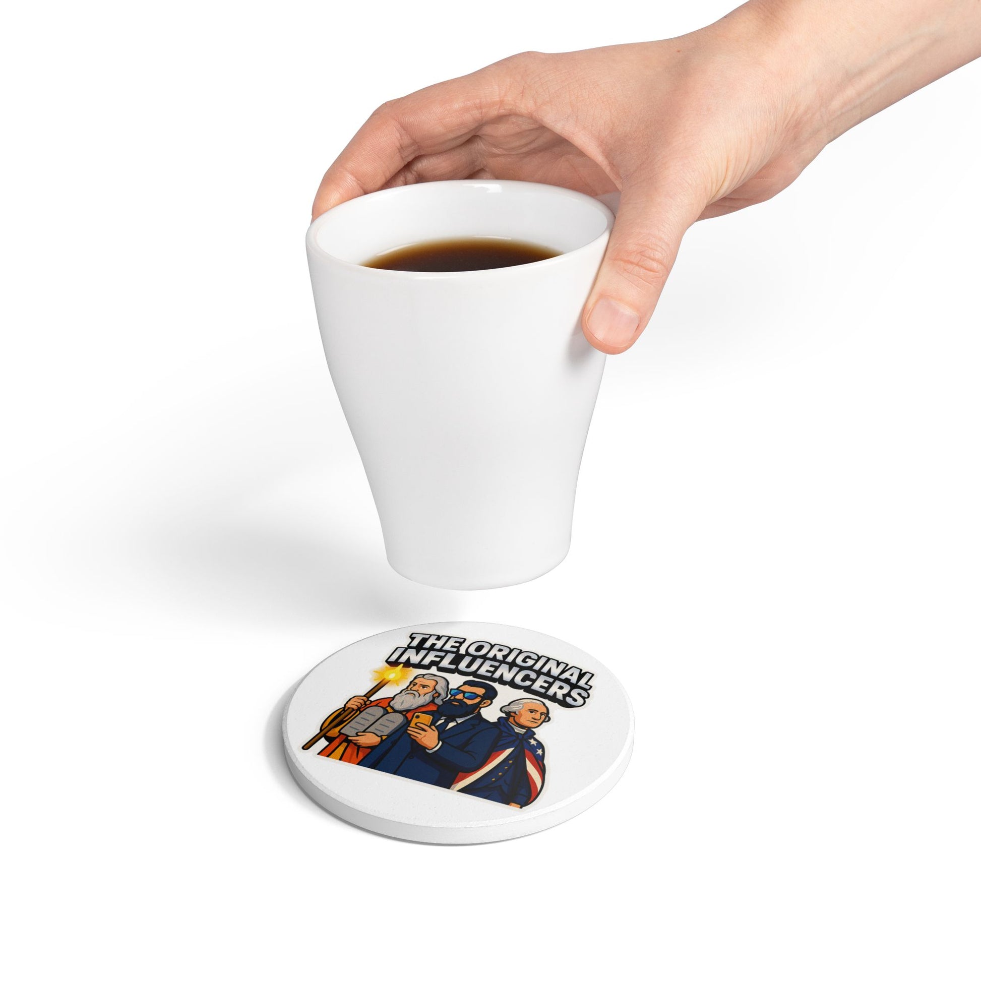 Original Influencers Ceramic Coaster - American Zionist
