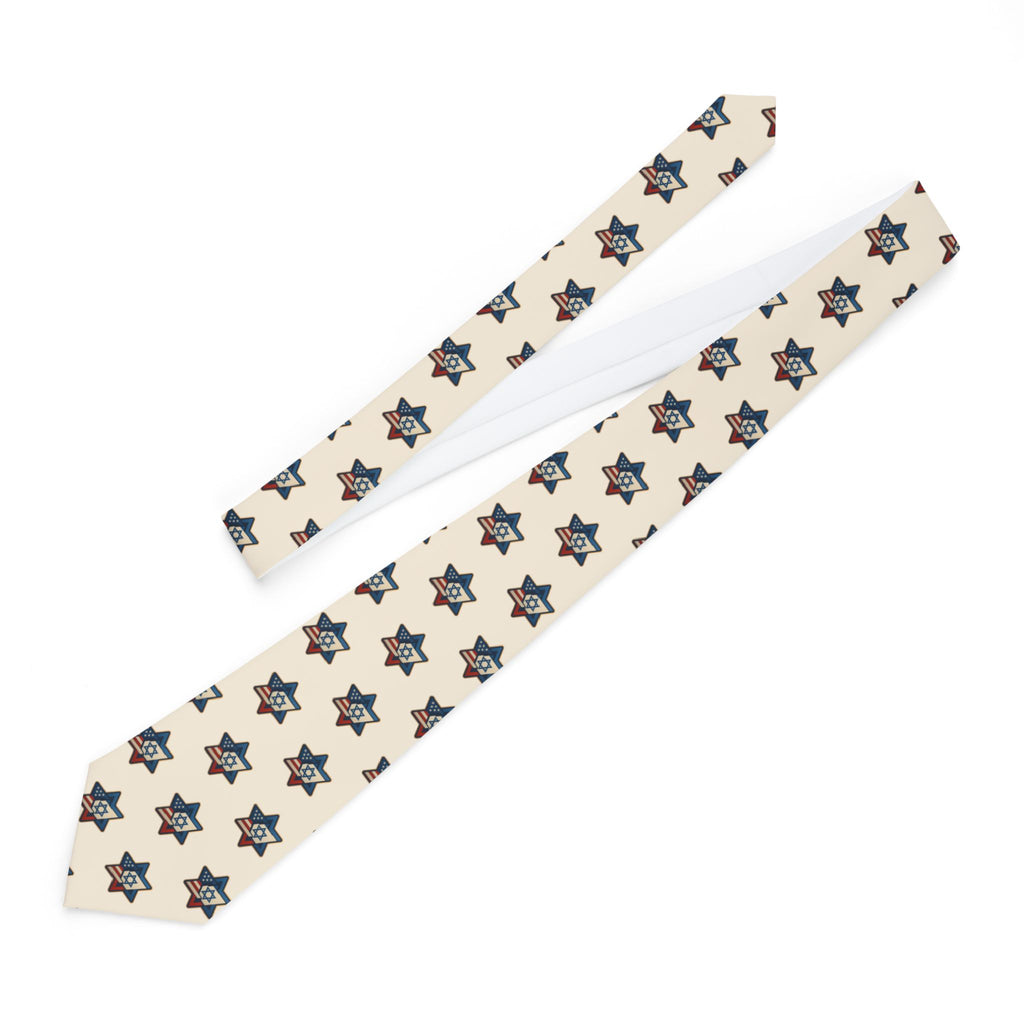 American Zionist Pattern Necktie - American Zionist