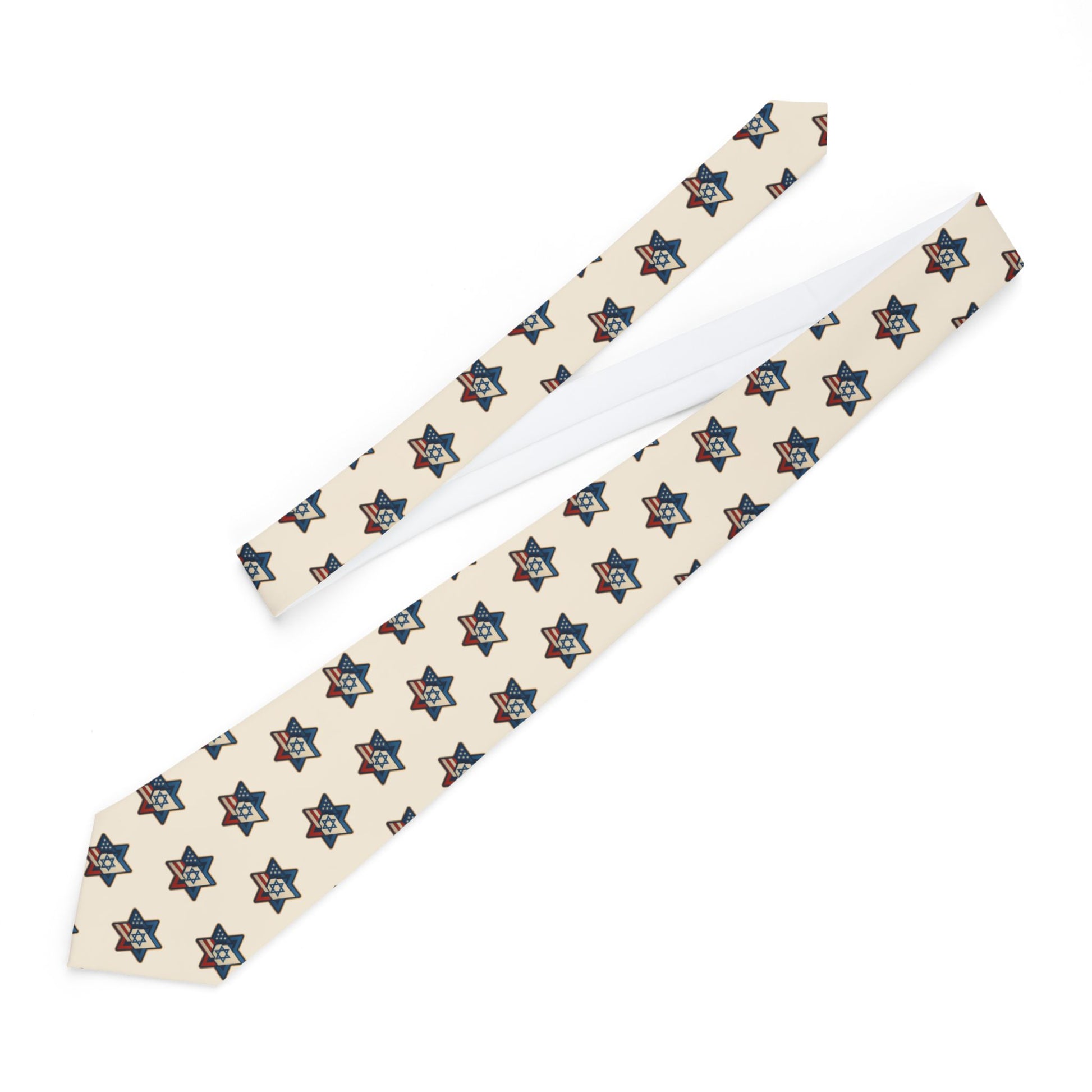 American Zionist Pattern Necktie - American Zionist