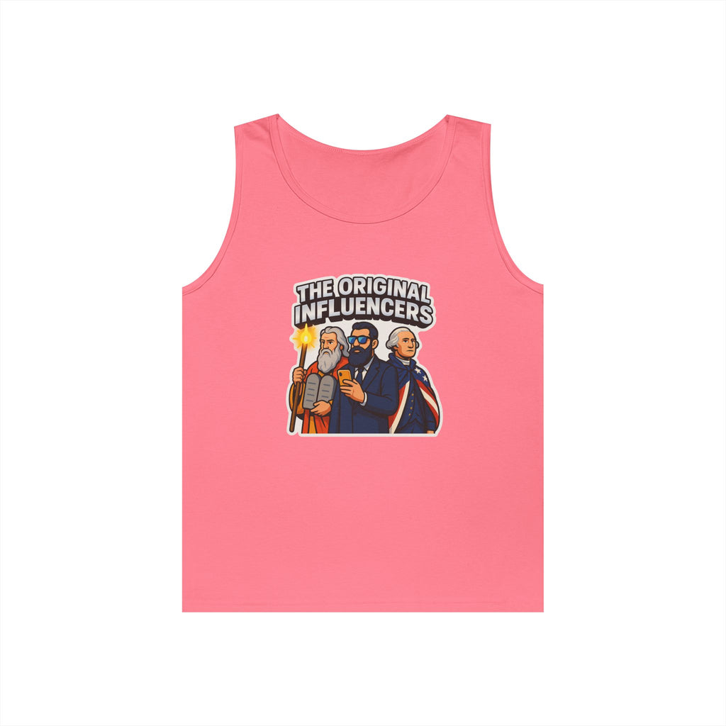 Original Influencers Unisex Heavy Cotton Tank Top - American Zionist