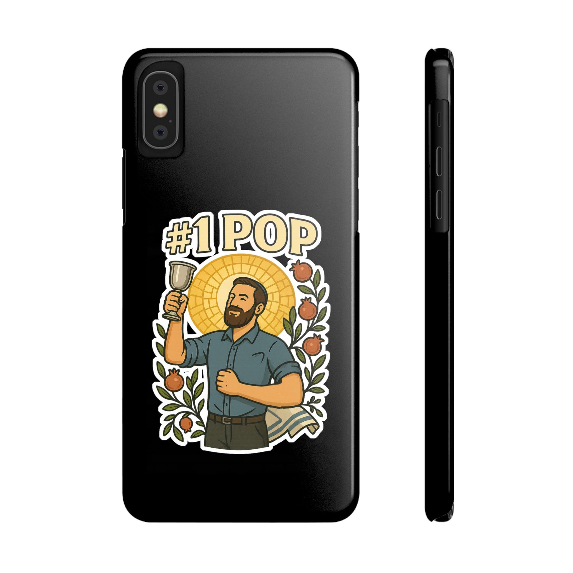 1 Pop Slim Phone Cases - American Zionist