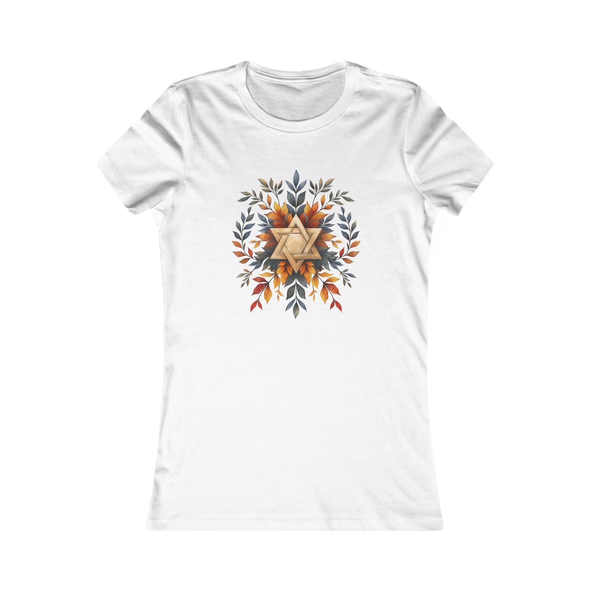 Star of David Wreath Transparent Women's Favorite Tee - American Zionist