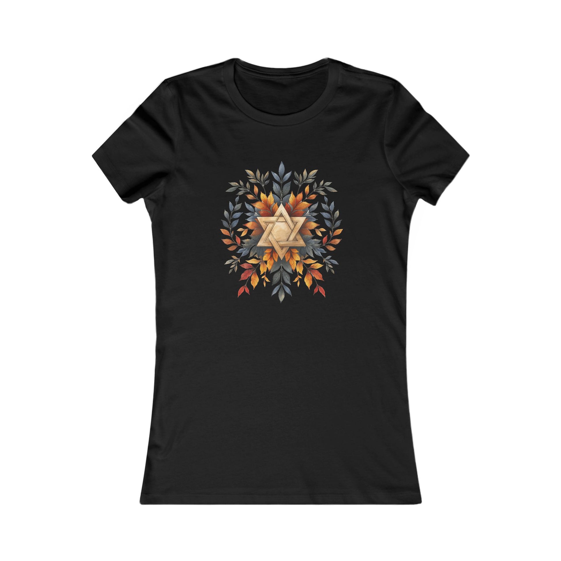 Star of David Wreath Transparent Women's Favorite Tee - American Zionist