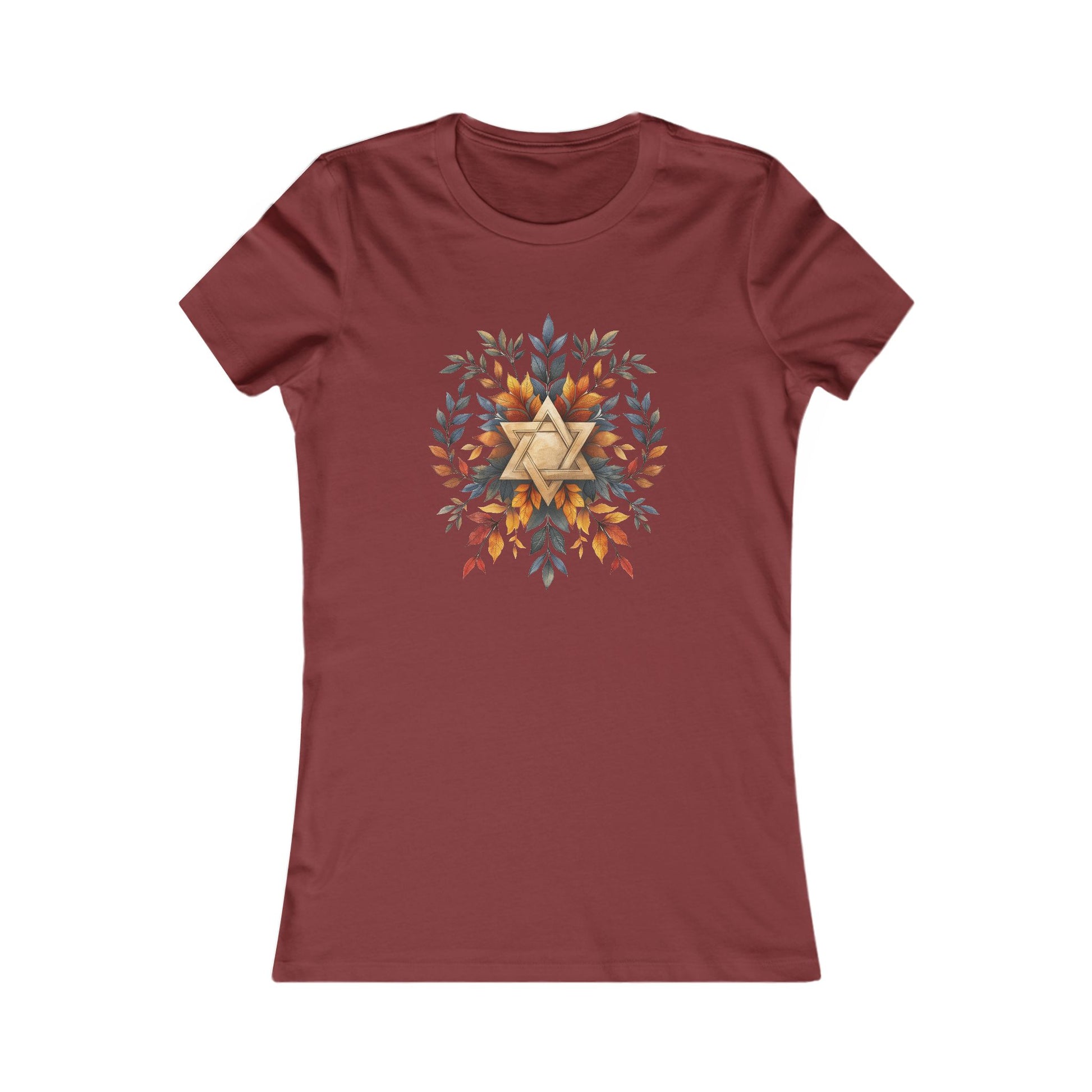 Star of David Wreath Transparent Women's Favorite Tee - American Zionist