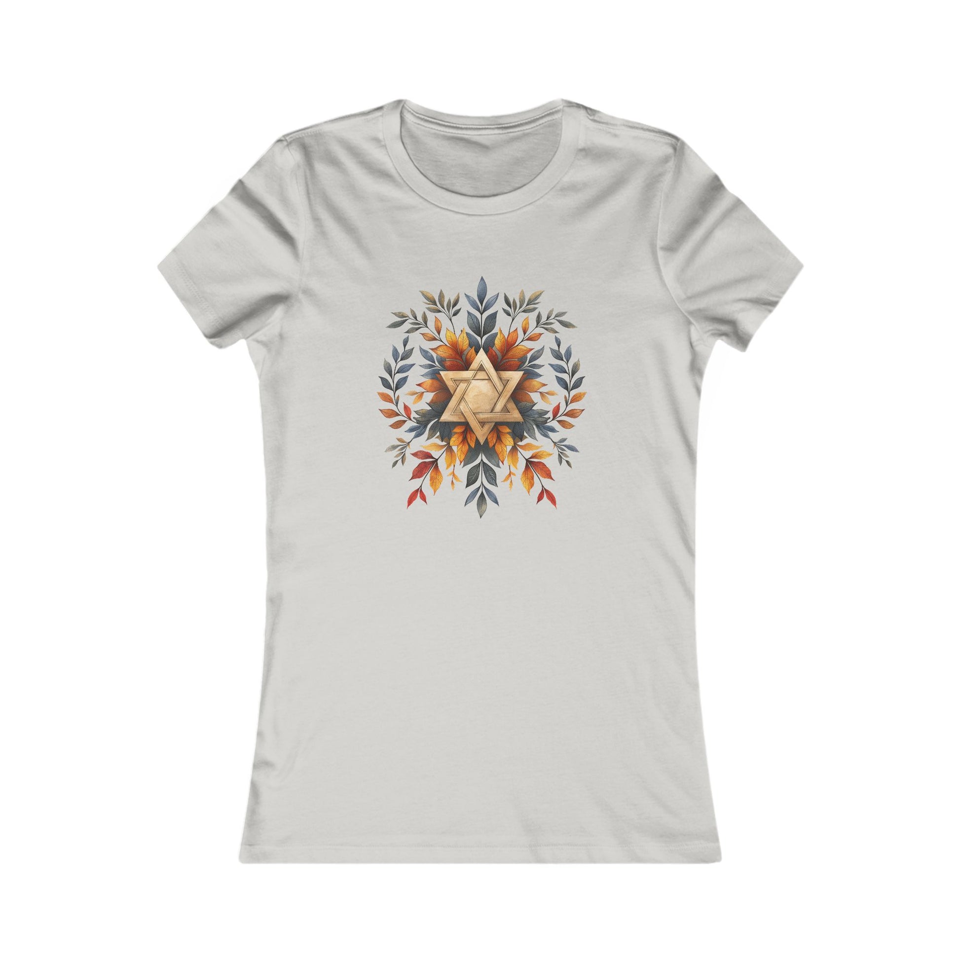 Star of David Wreath Transparent Women's Favorite Tee - American Zionist
