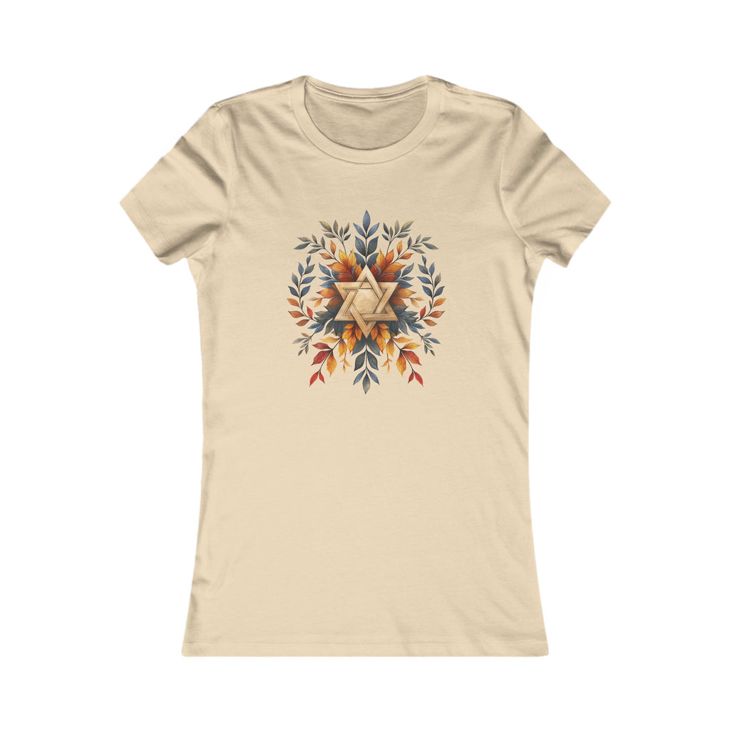 Star of David Wreath Transparent Women's Favorite Tee - American Zionist