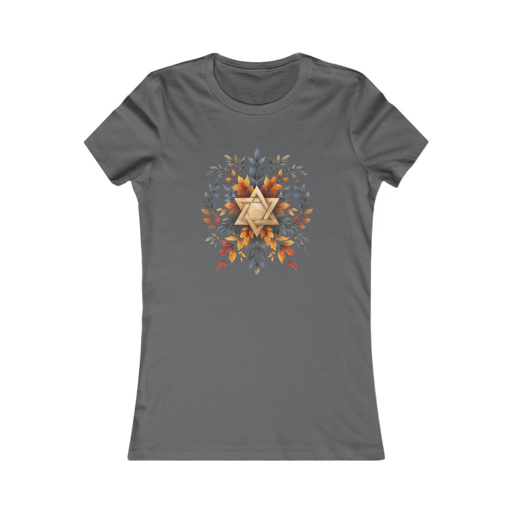 Star of David Wreath Transparent Women's Favorite Tee - American Zionist