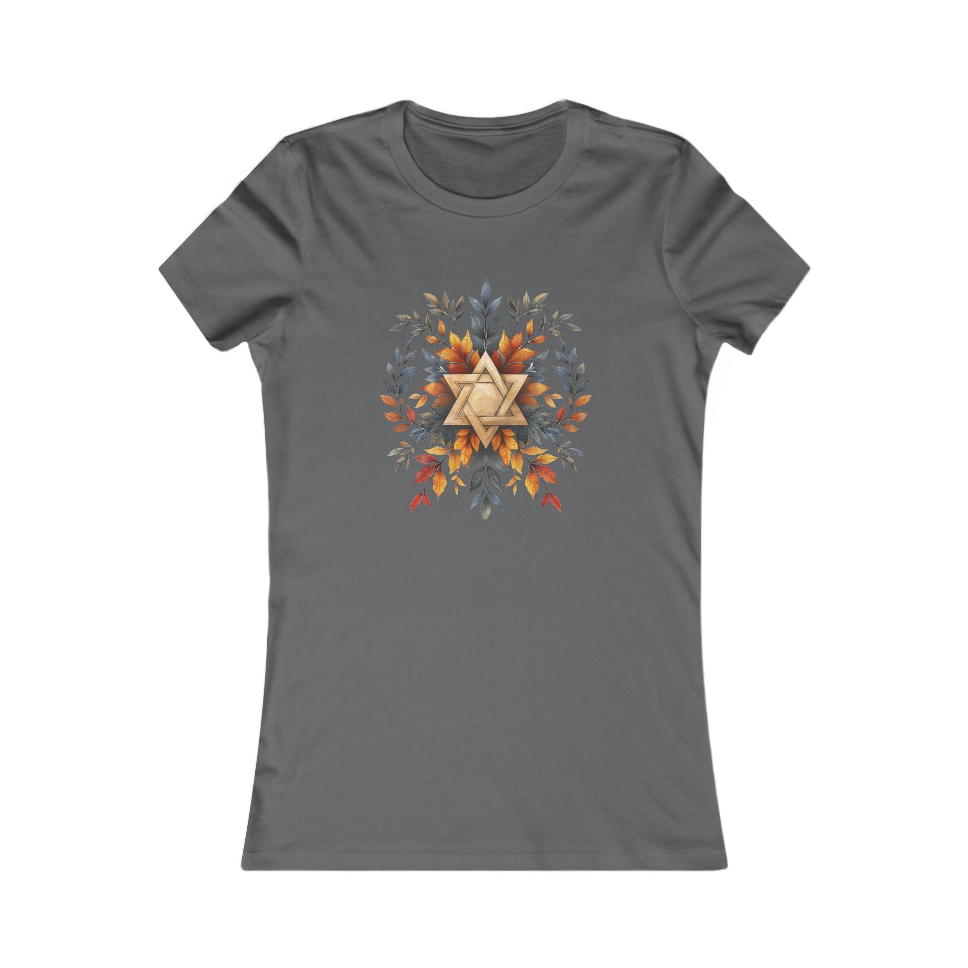 Star of David Wreath Transparent Women's Favorite Tee - American Zionist