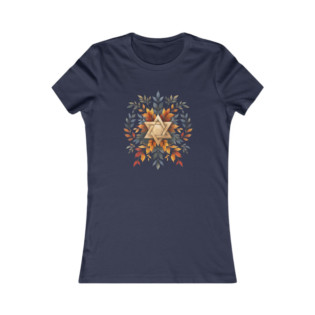 Star of David Wreath Transparent Women's Favorite Tee - American Zionist