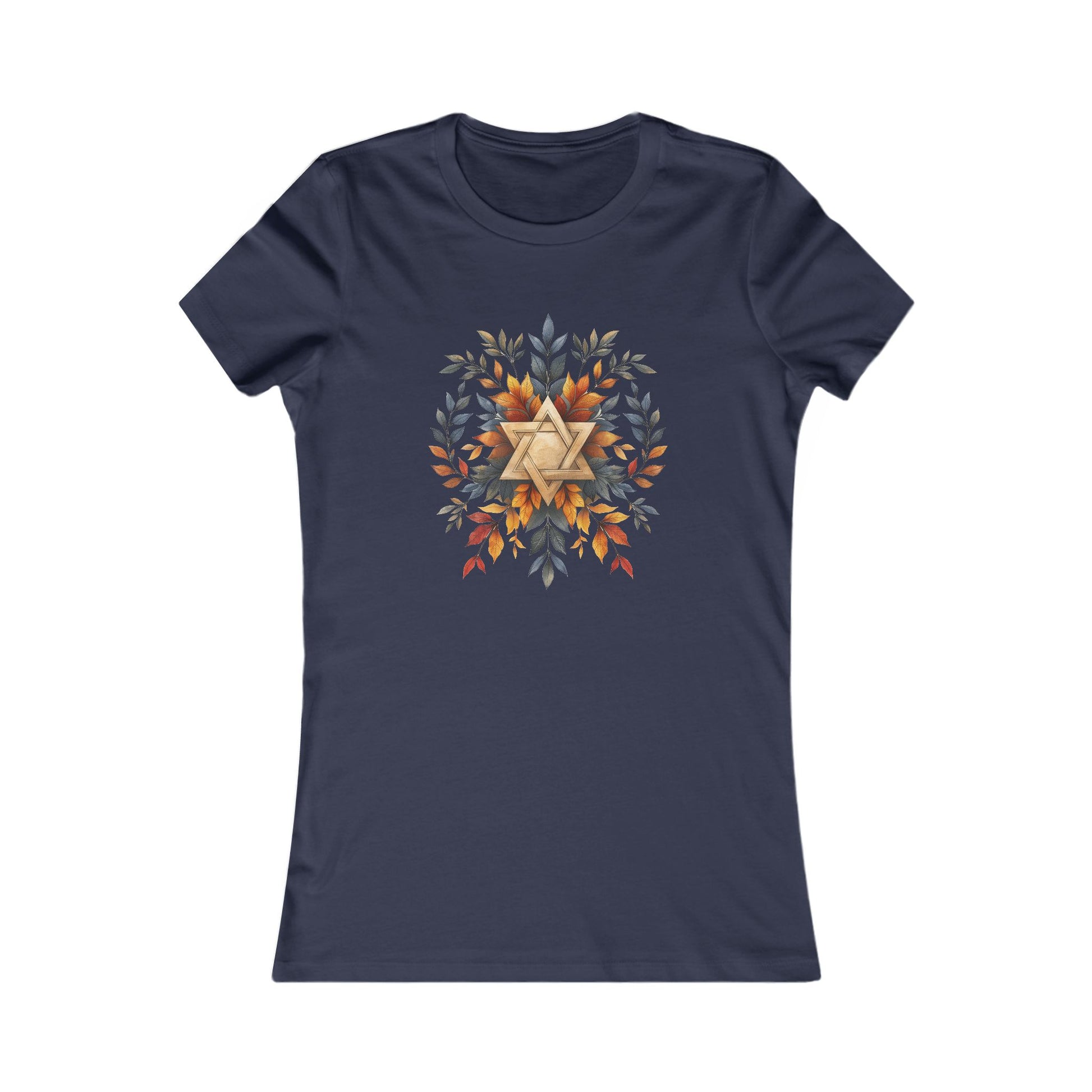 Star of David Wreath Transparent Women's Favorite Tee - American Zionist