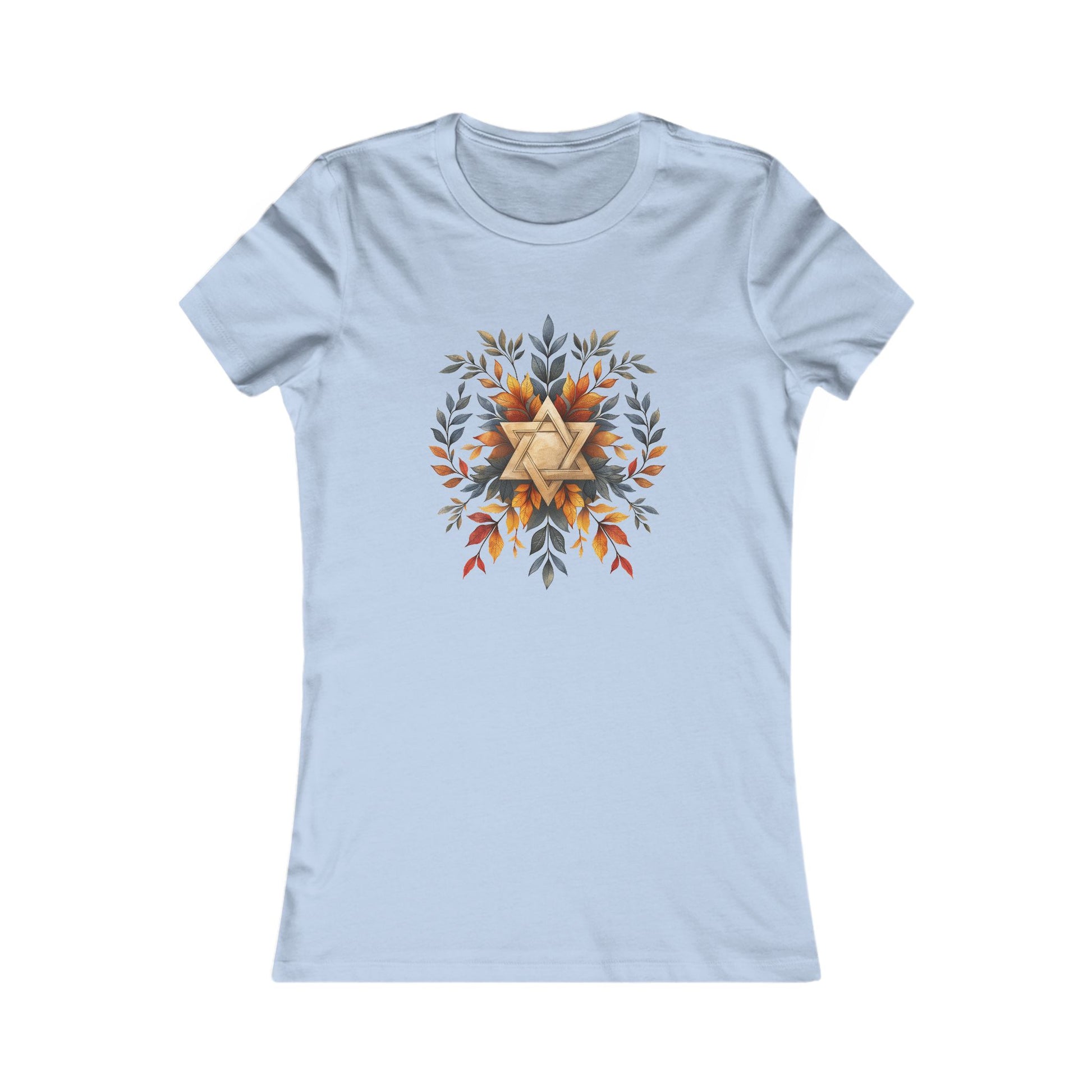 Star of David Wreath Transparent Women's Favorite Tee - American Zionist