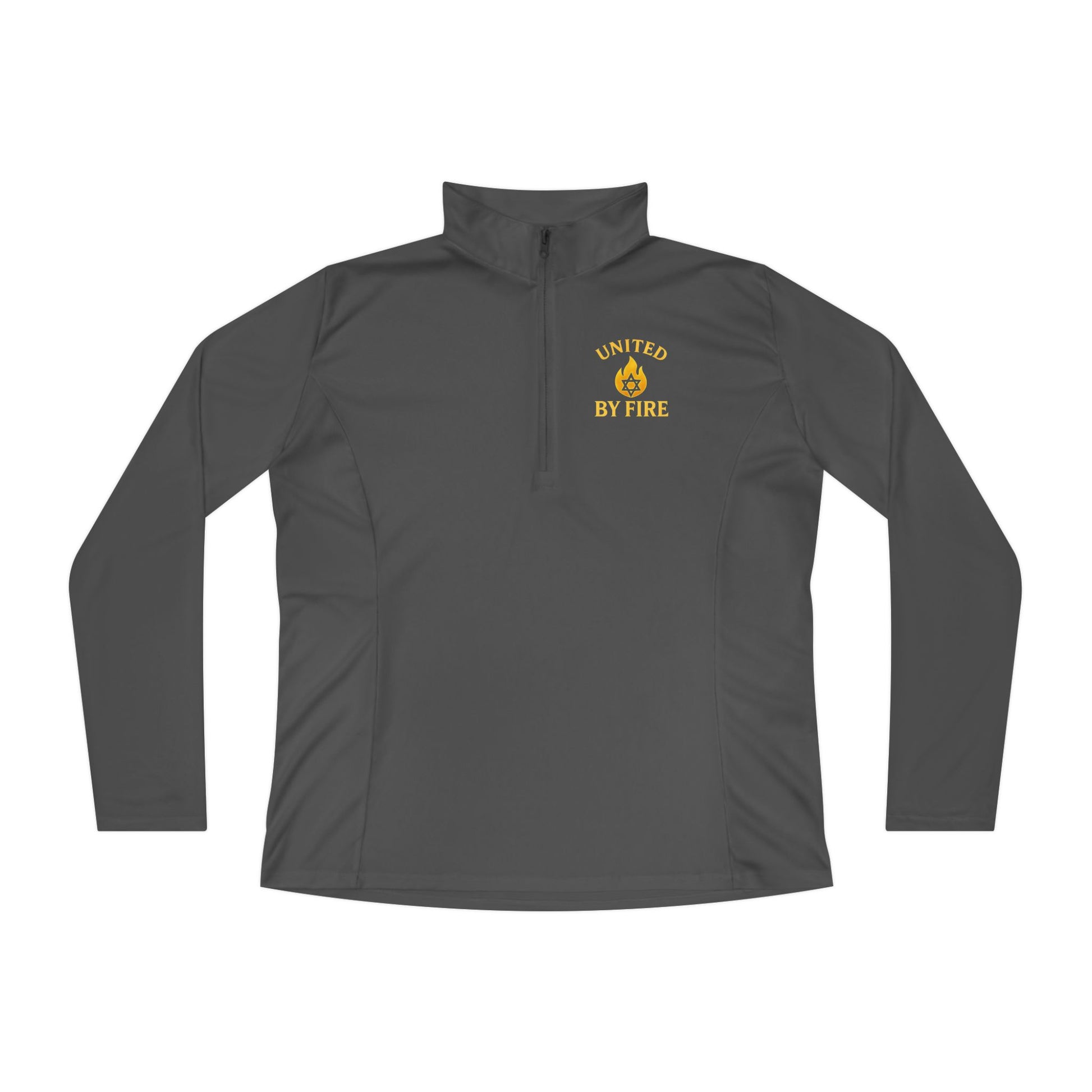United by Fire Ladies Quarter - Zip Pullover - American Zionist
