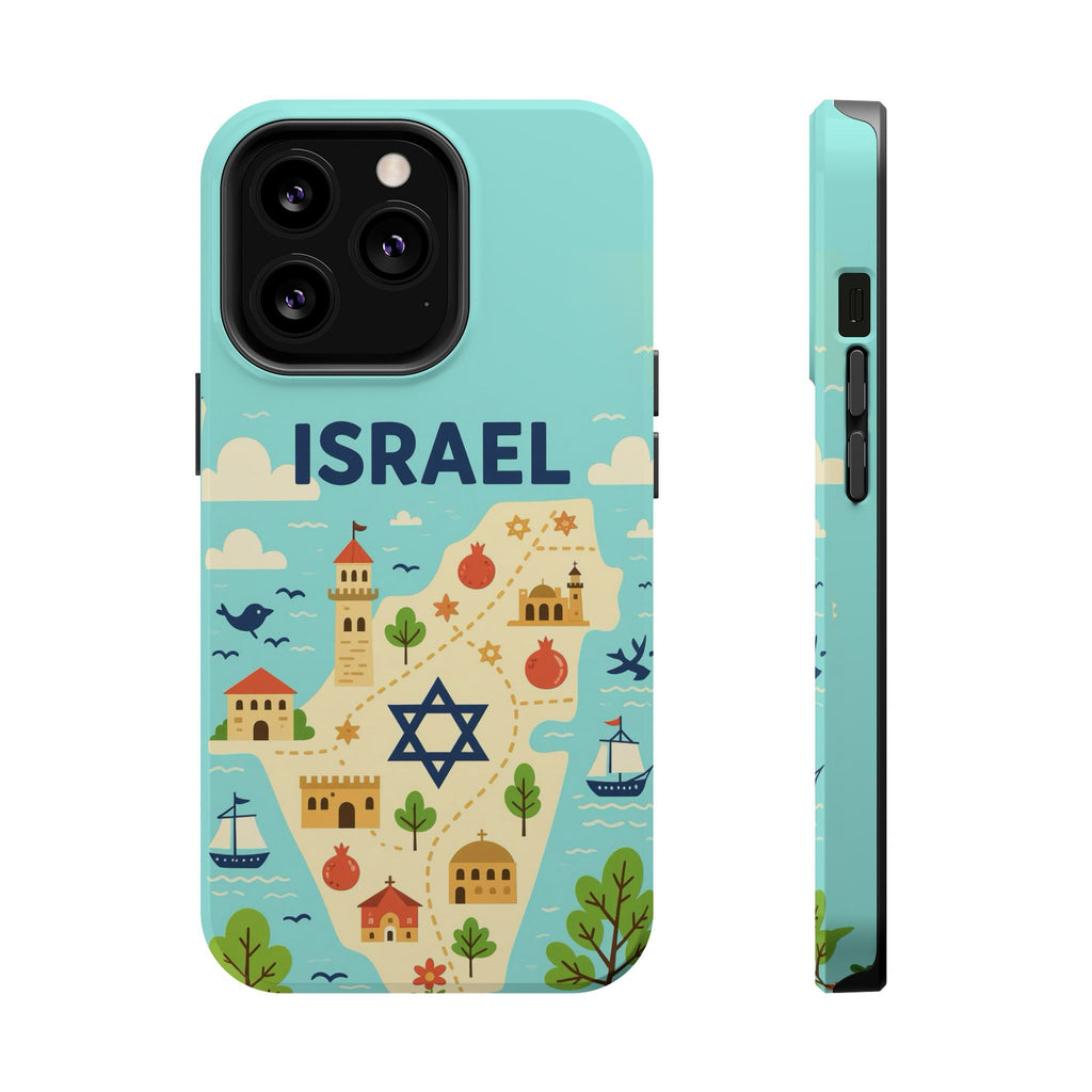Map of Israel Magnetic Tough Cases - American Zionist