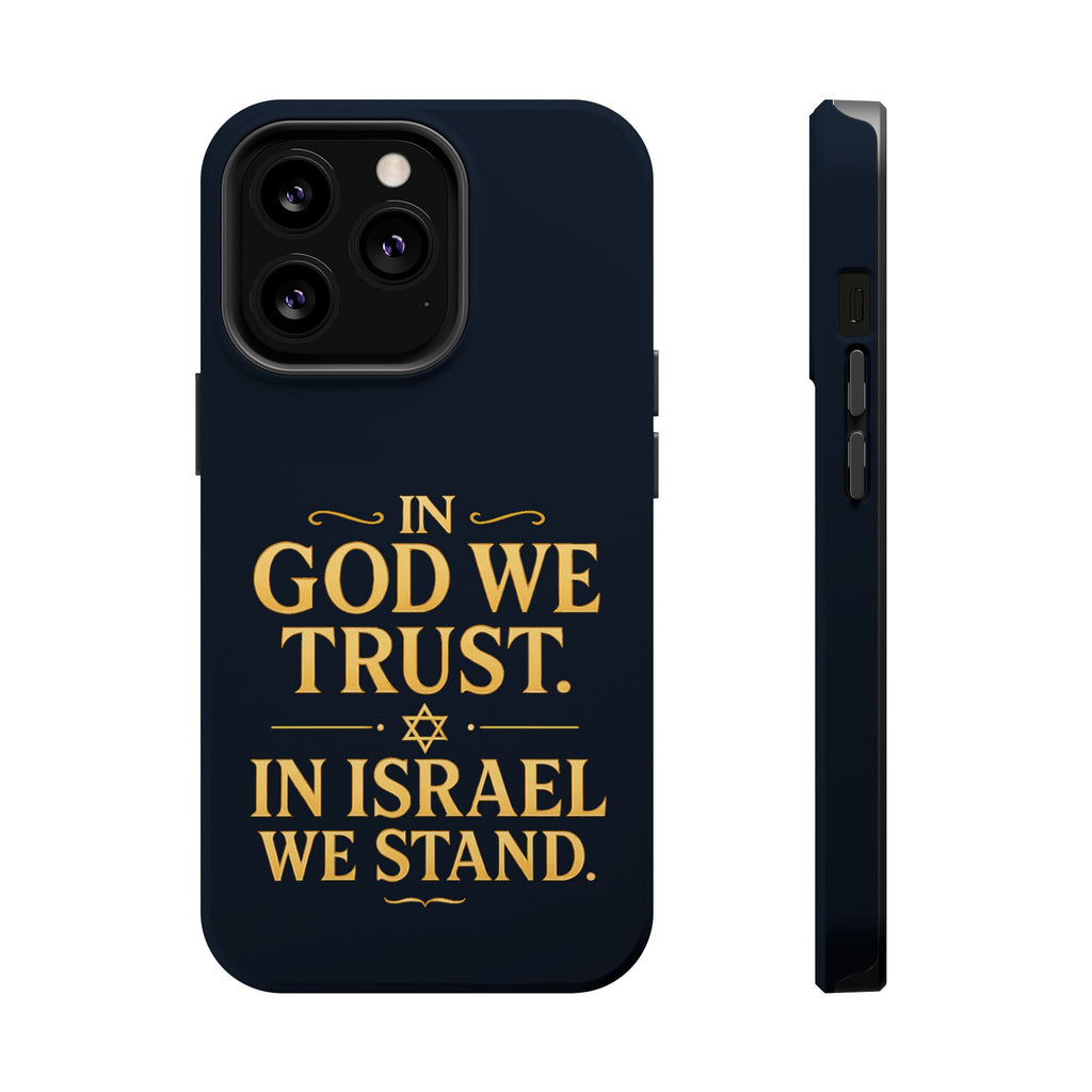 In God With Israel Magnetic Tough Cases - American Zionist