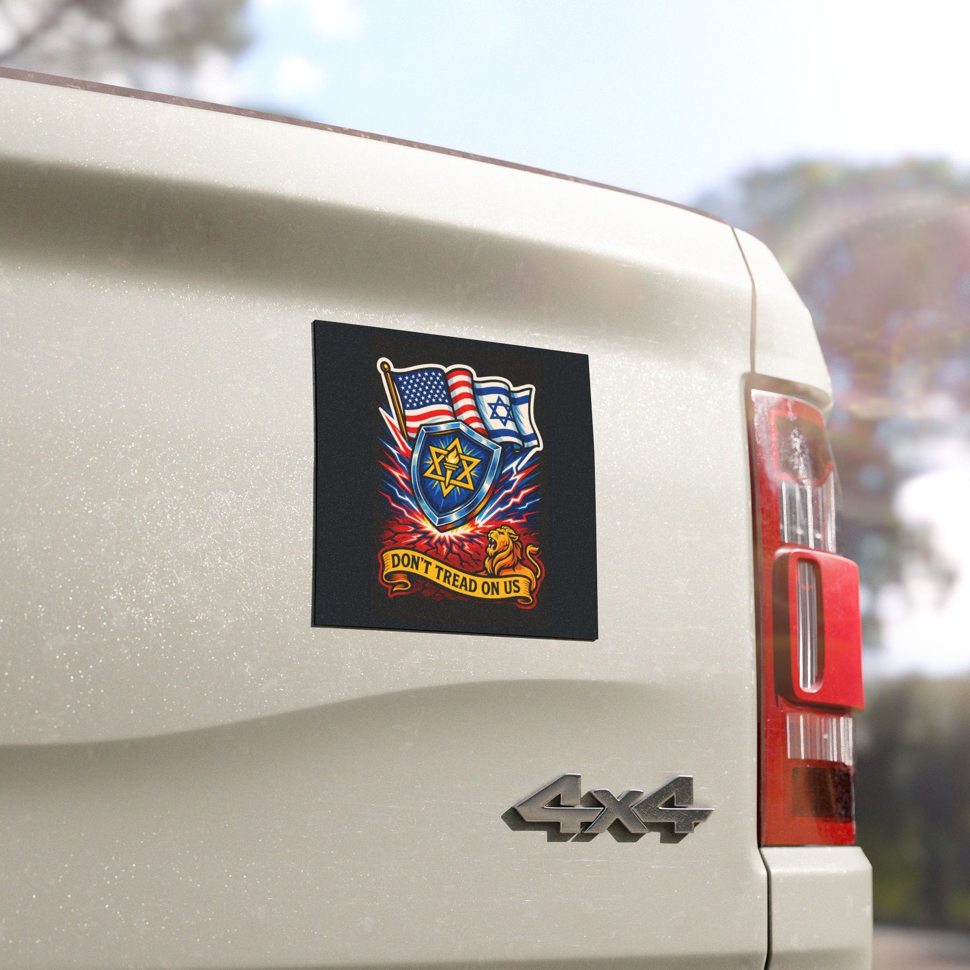 Don't Tread on Us Car Magnets - American Zionist