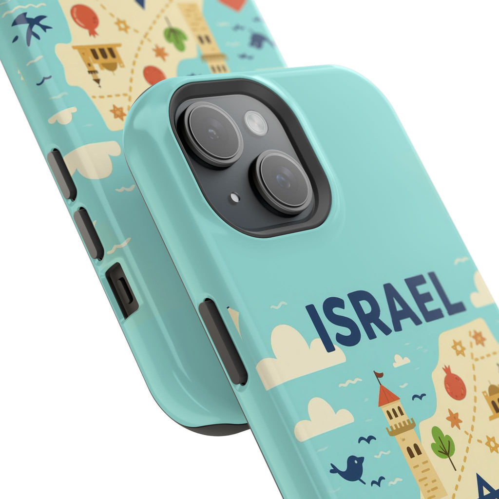 Map of Israel Magnetic Tough Cases - American Zionist