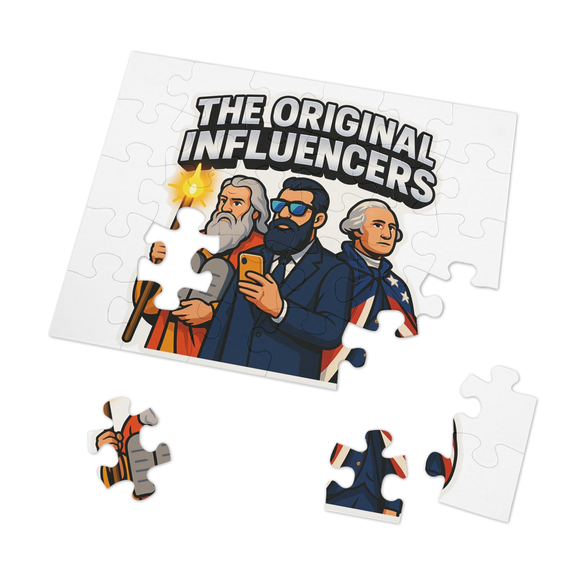 Original Influencers Jigsaw Puzzle with Tin - American Zionist