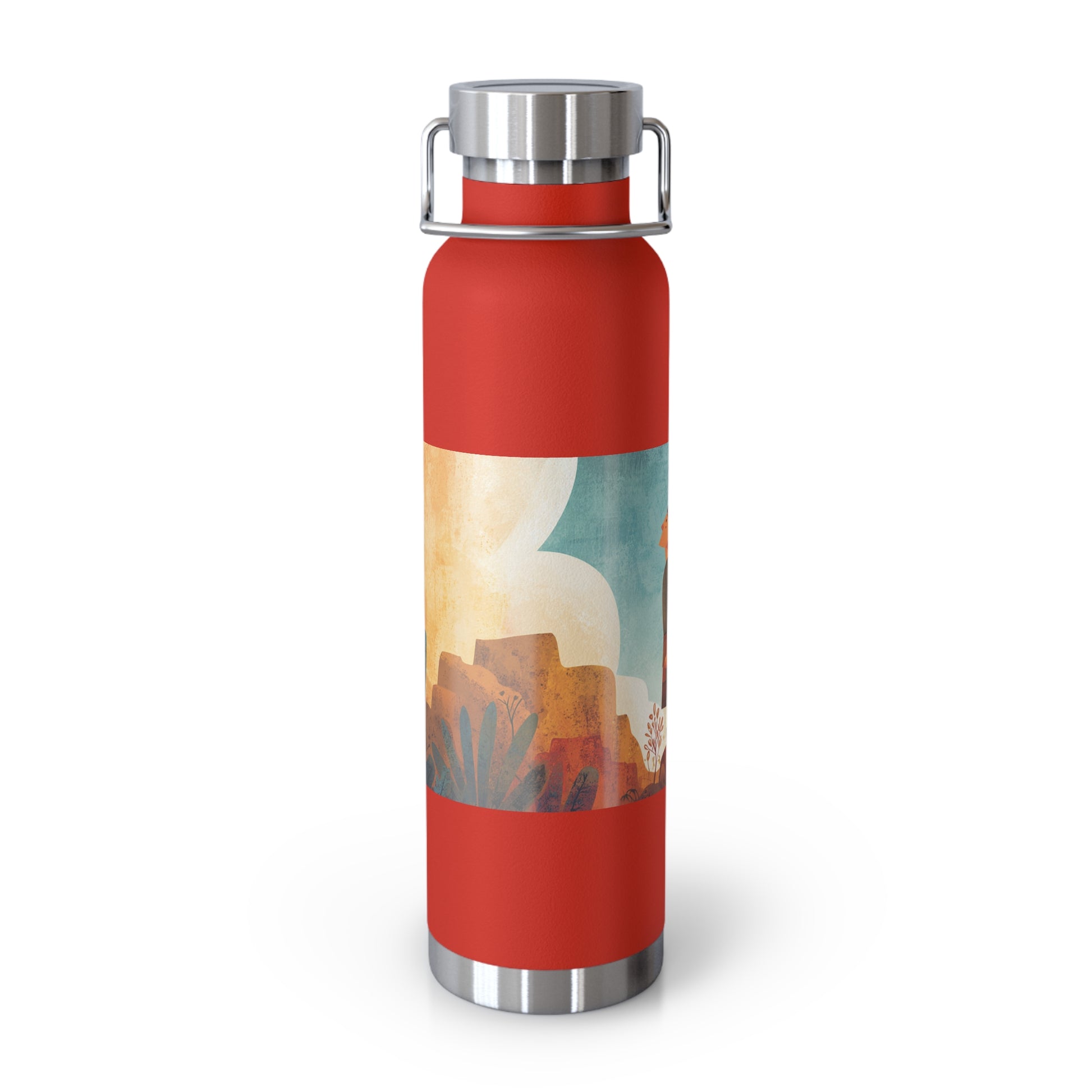 Jerusalem Adventurer Copper Vacuum Insulated Bottle, 22oz - American Zionist