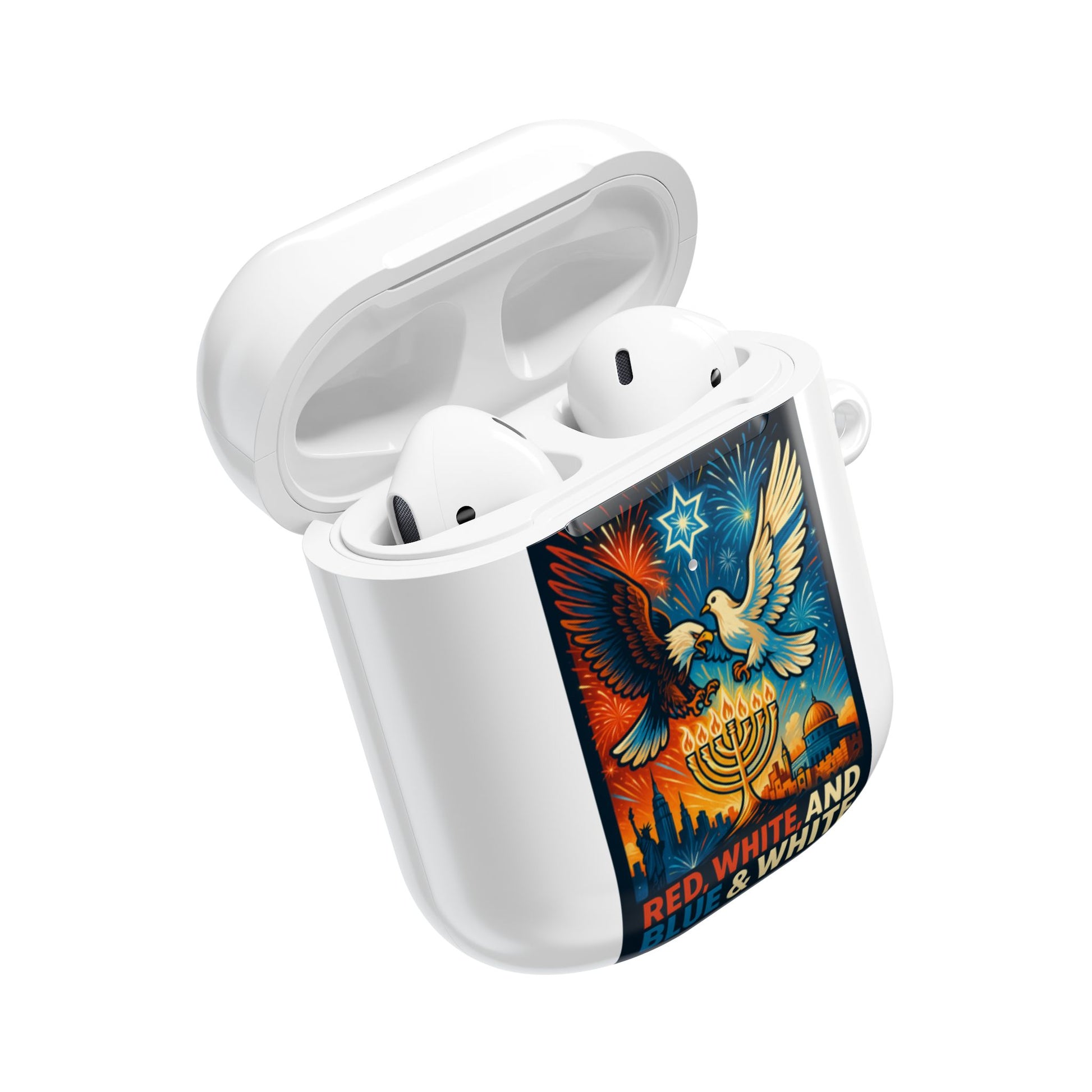 Red White and Blue AirPod Cases - American Zionist