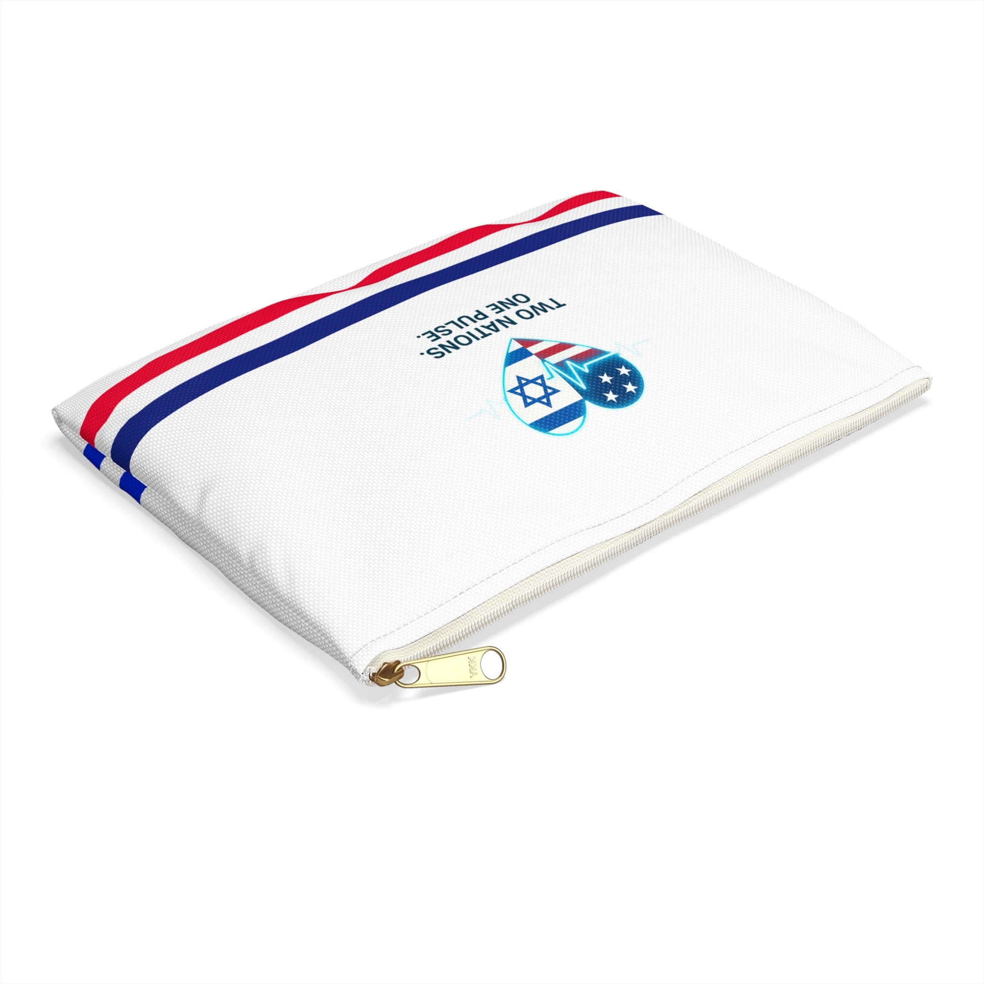 Two Nations. One Pulse Accessory Pouch - American Zionist