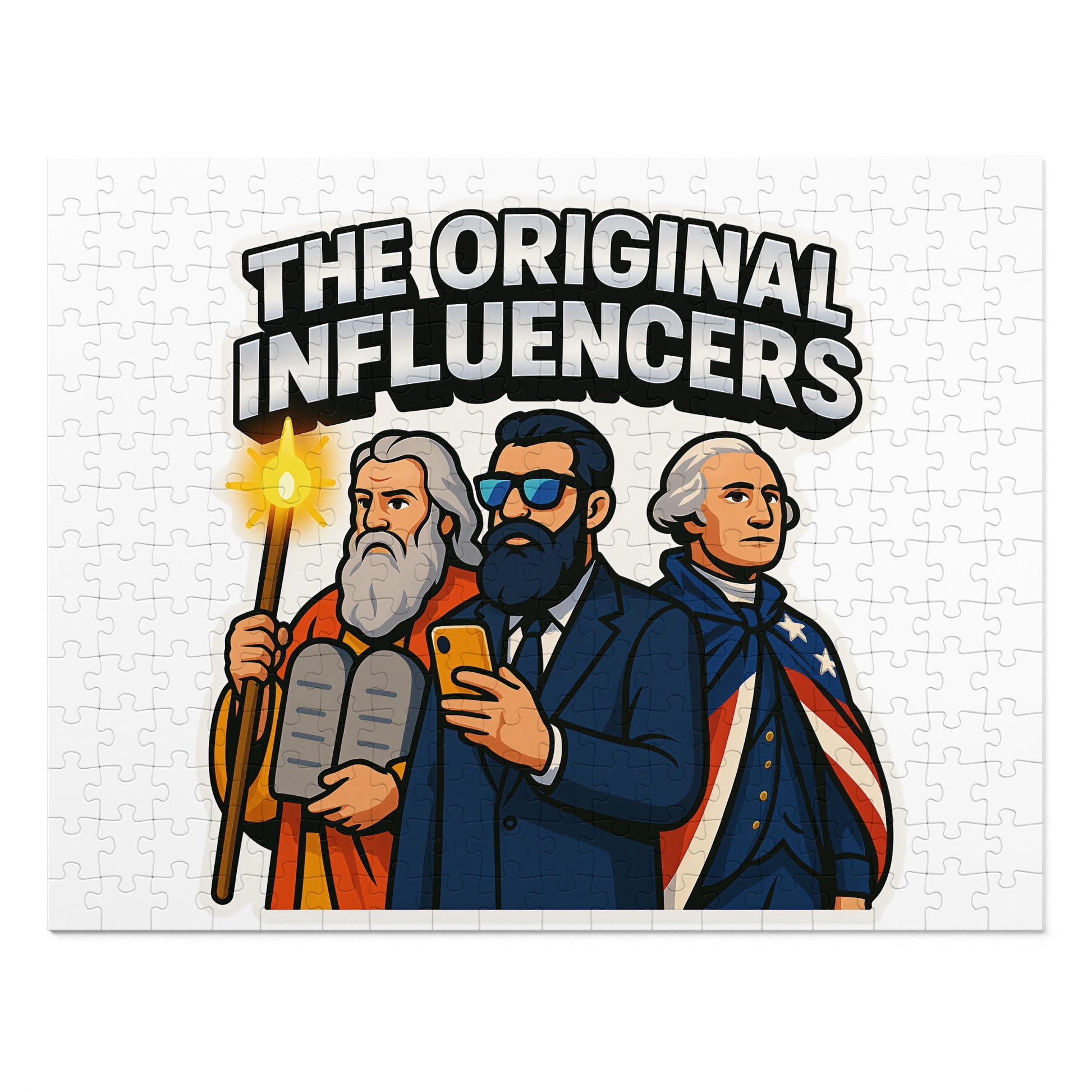 Original Influencers Jigsaw Puzzle with Tin - American Zionist