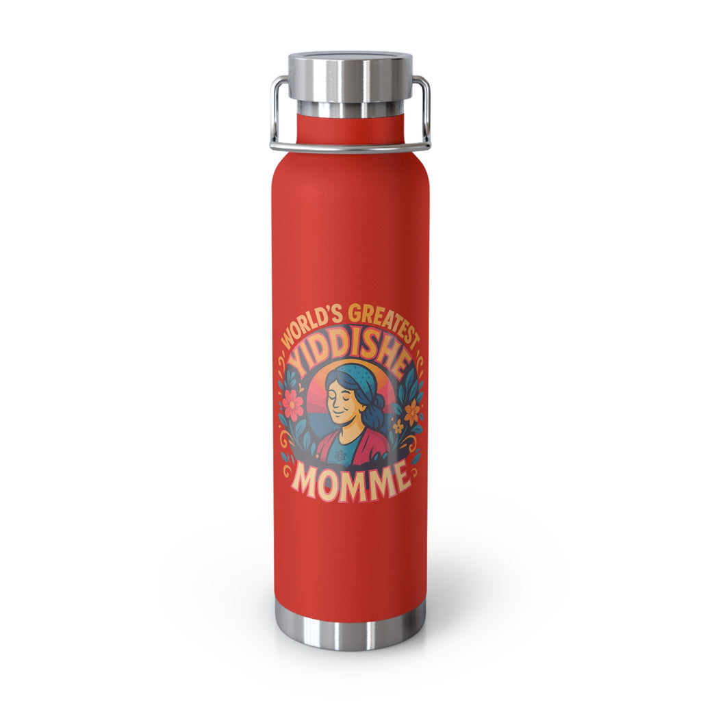 Yiddishe Momme Copper Vacuum Insulated Bottle, 22oz - American Zionist