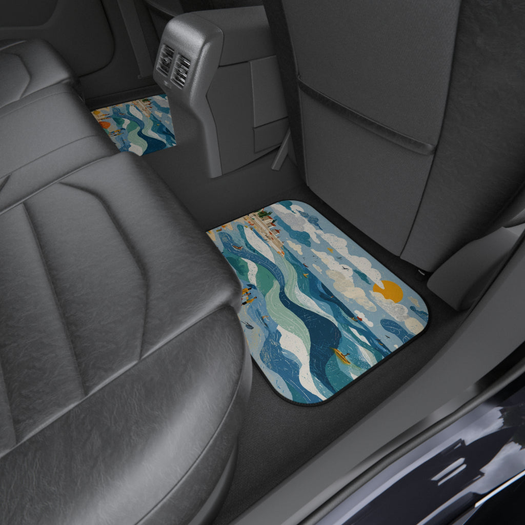 Tel Aviv Beach Car Mats (2x Rear) - American Zionist