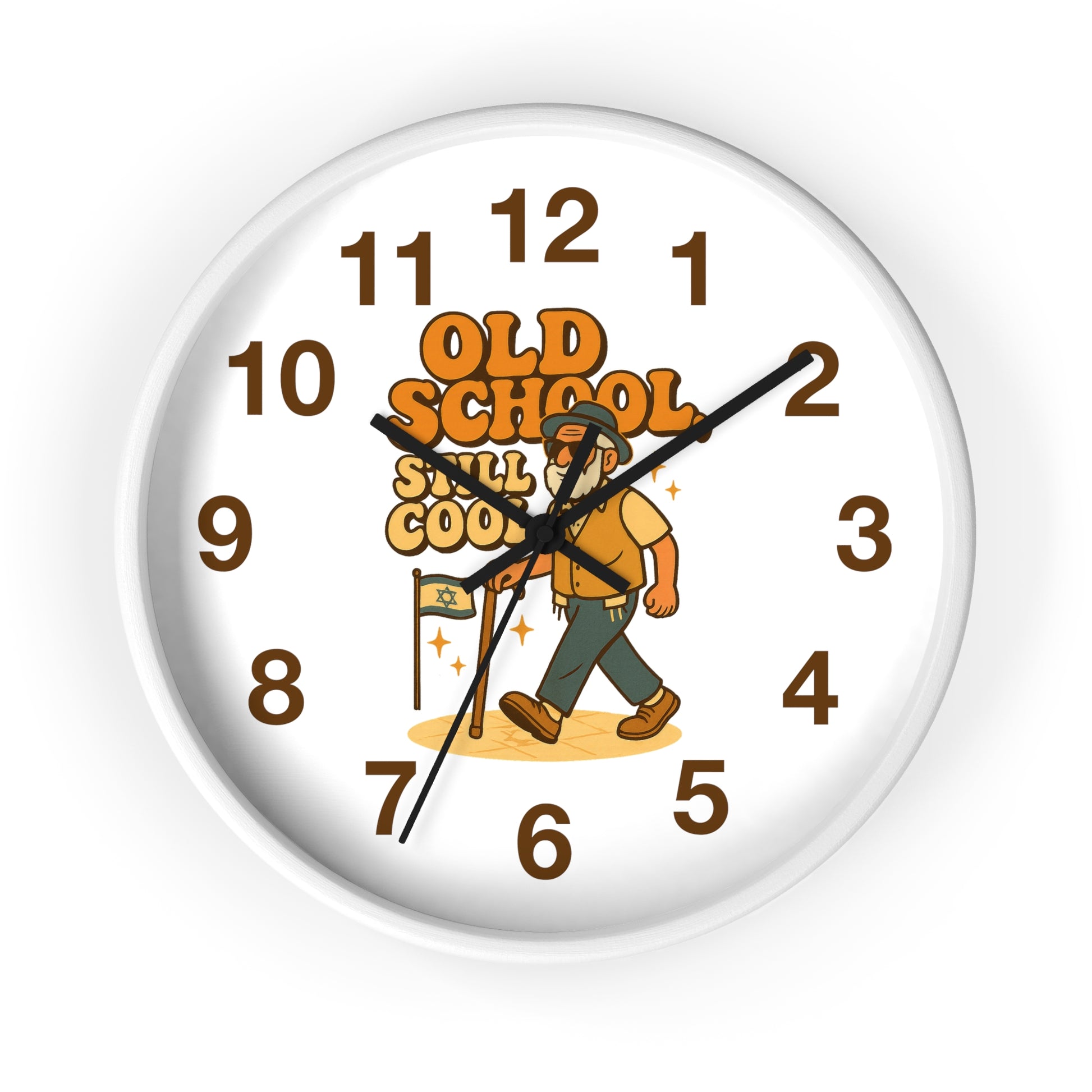 Old School Grandpa Wall Clock - American Zionist
