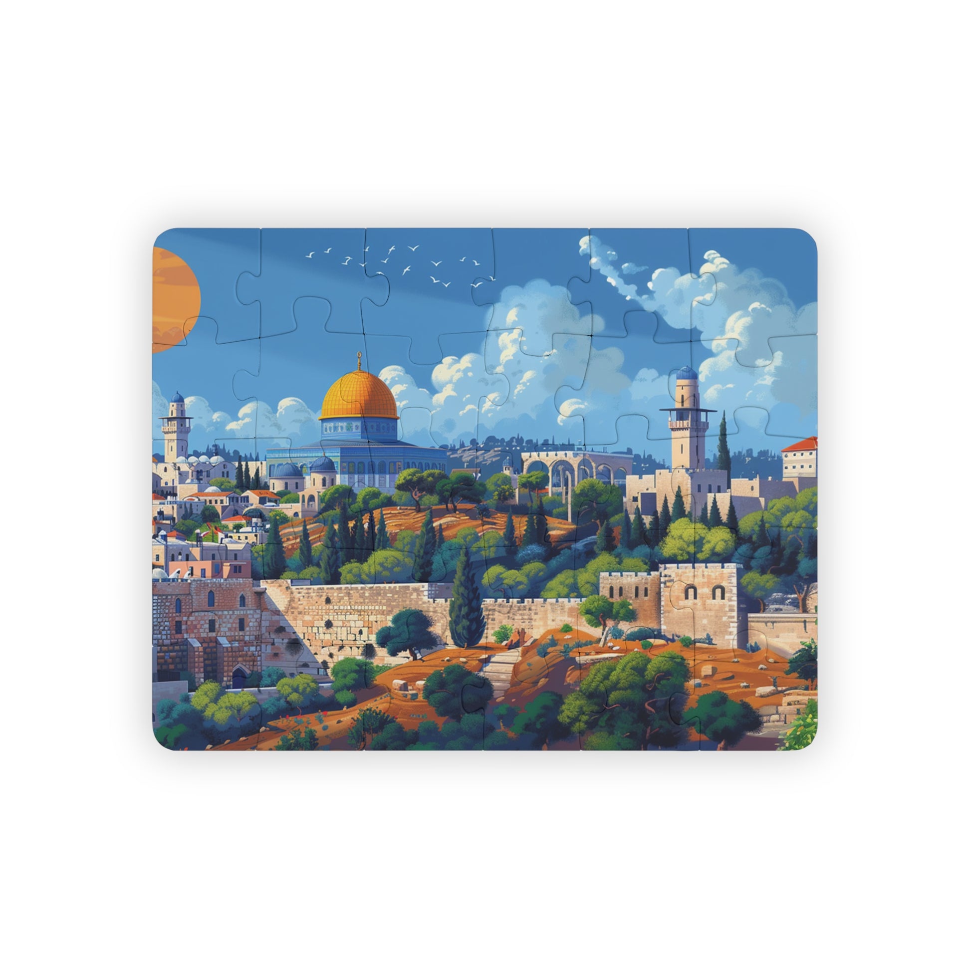Jerusalem City Skyline Kids' Puzzle, 30 - Piece - American Zionist