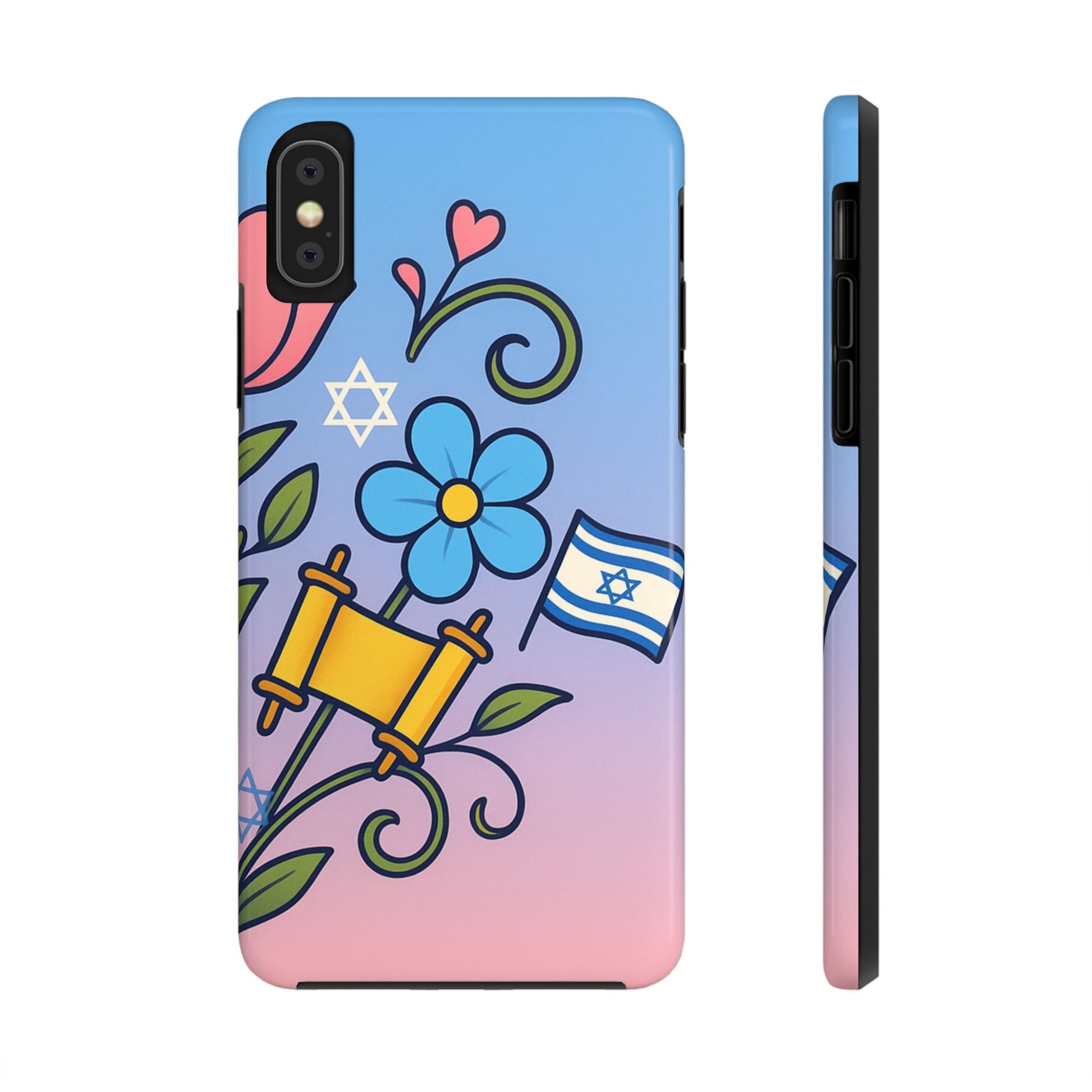 Flourish with Freedom Tough Phone Cases - American Zionist