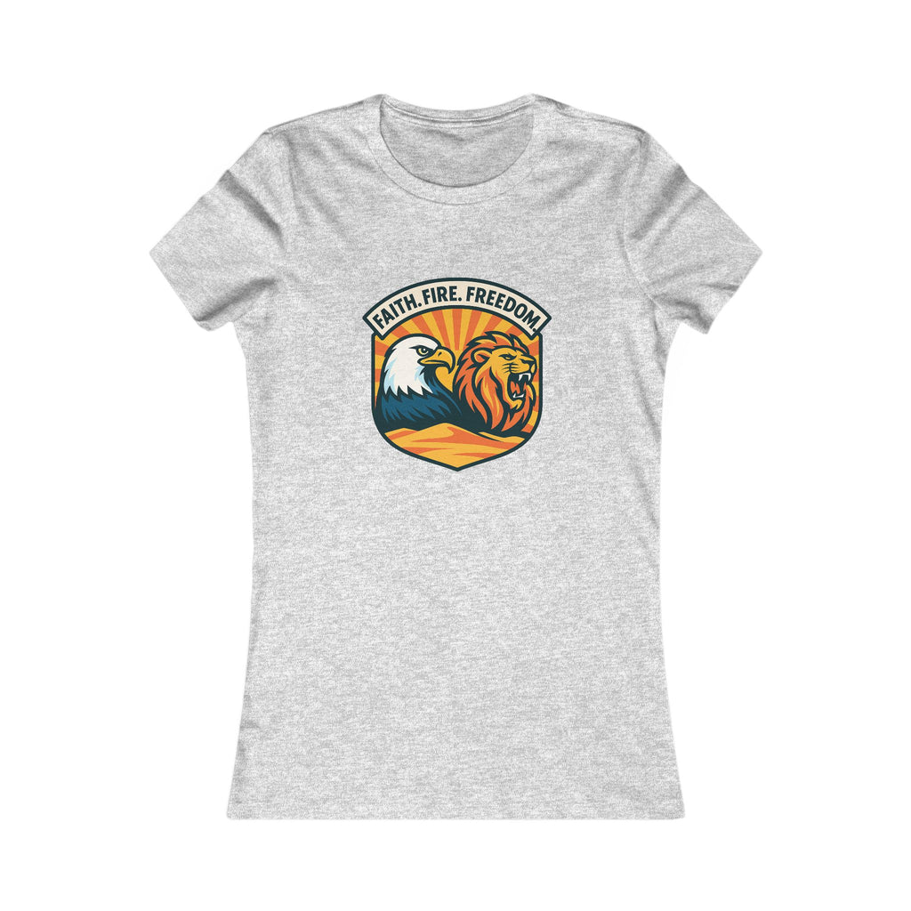Lions Eagles Rise Women's Favorite Tee - American Zionist