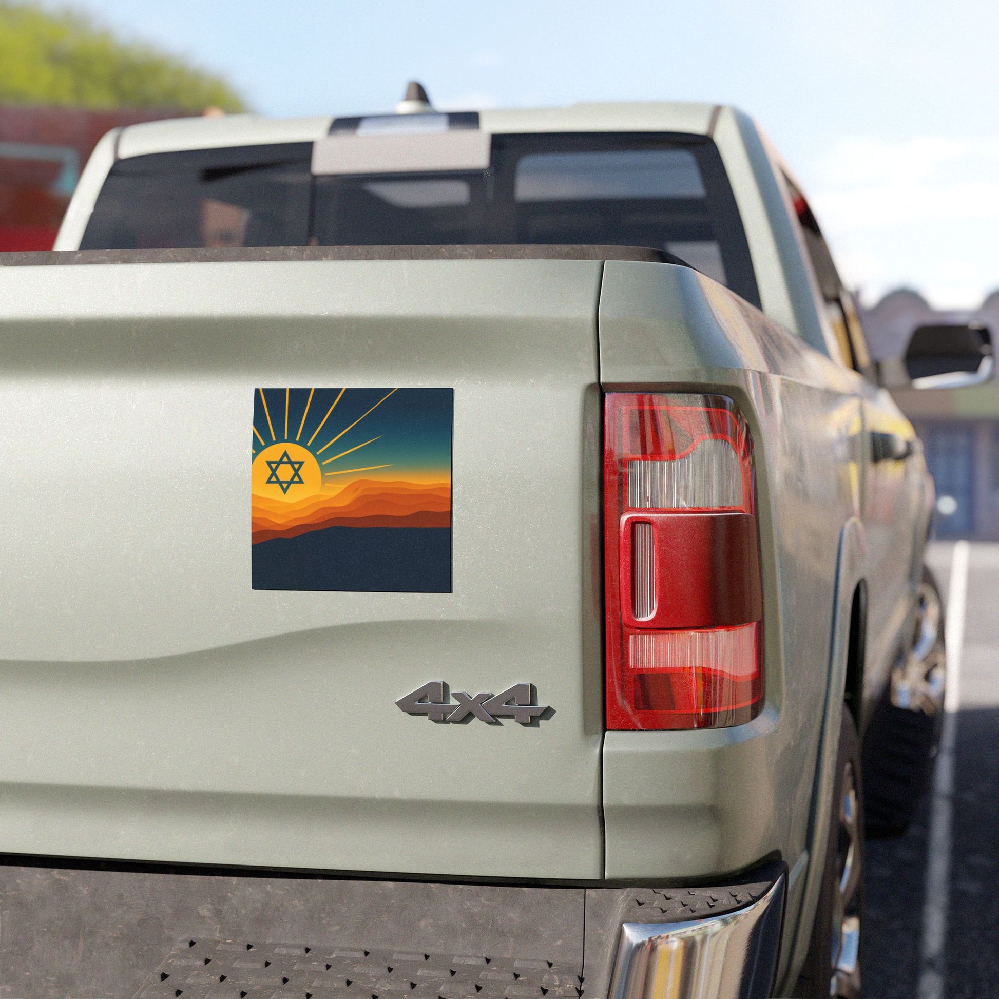 Promise At Dawn Car Magnets - American Zionist
